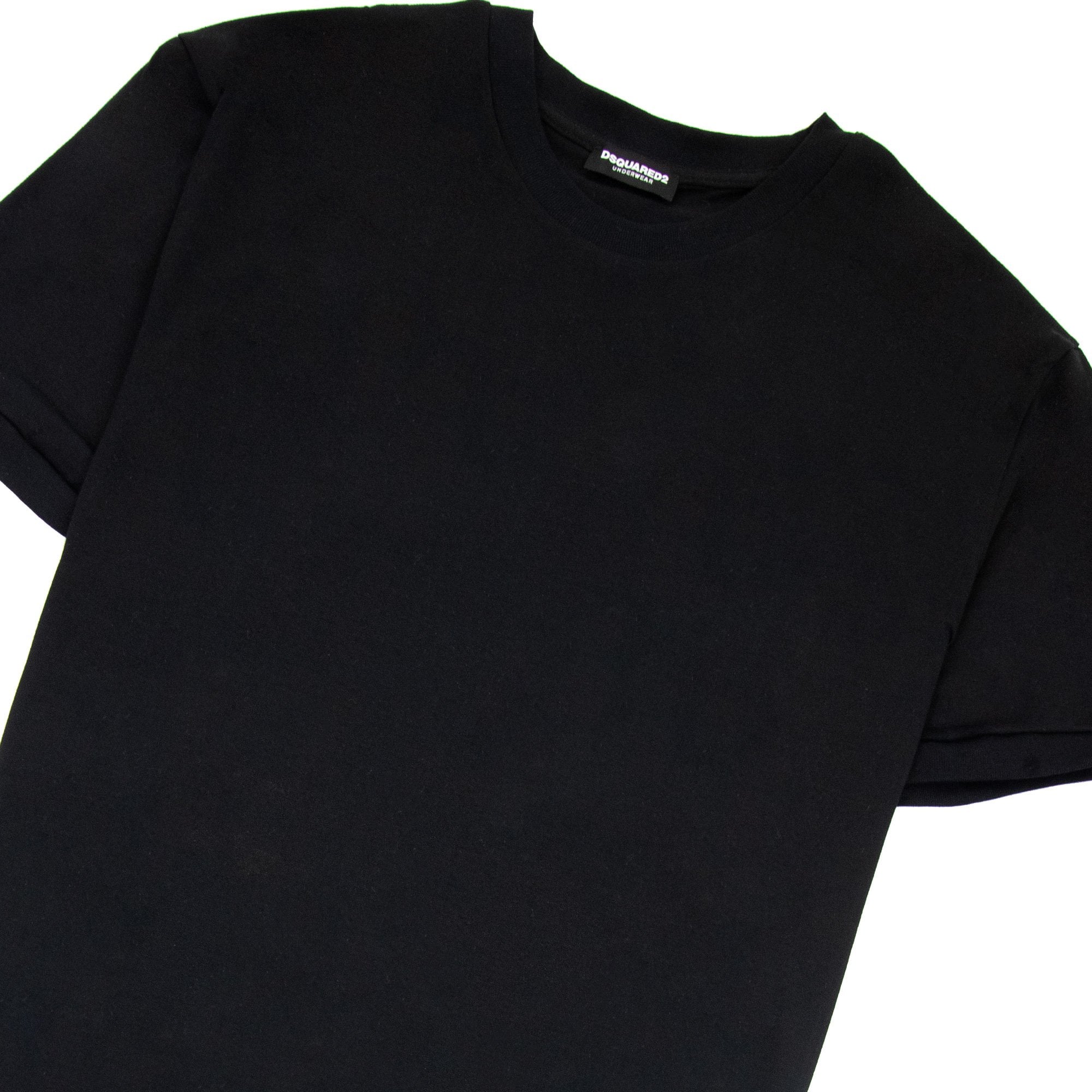 Dsquared2 Small Logo Plain T Shirt Black