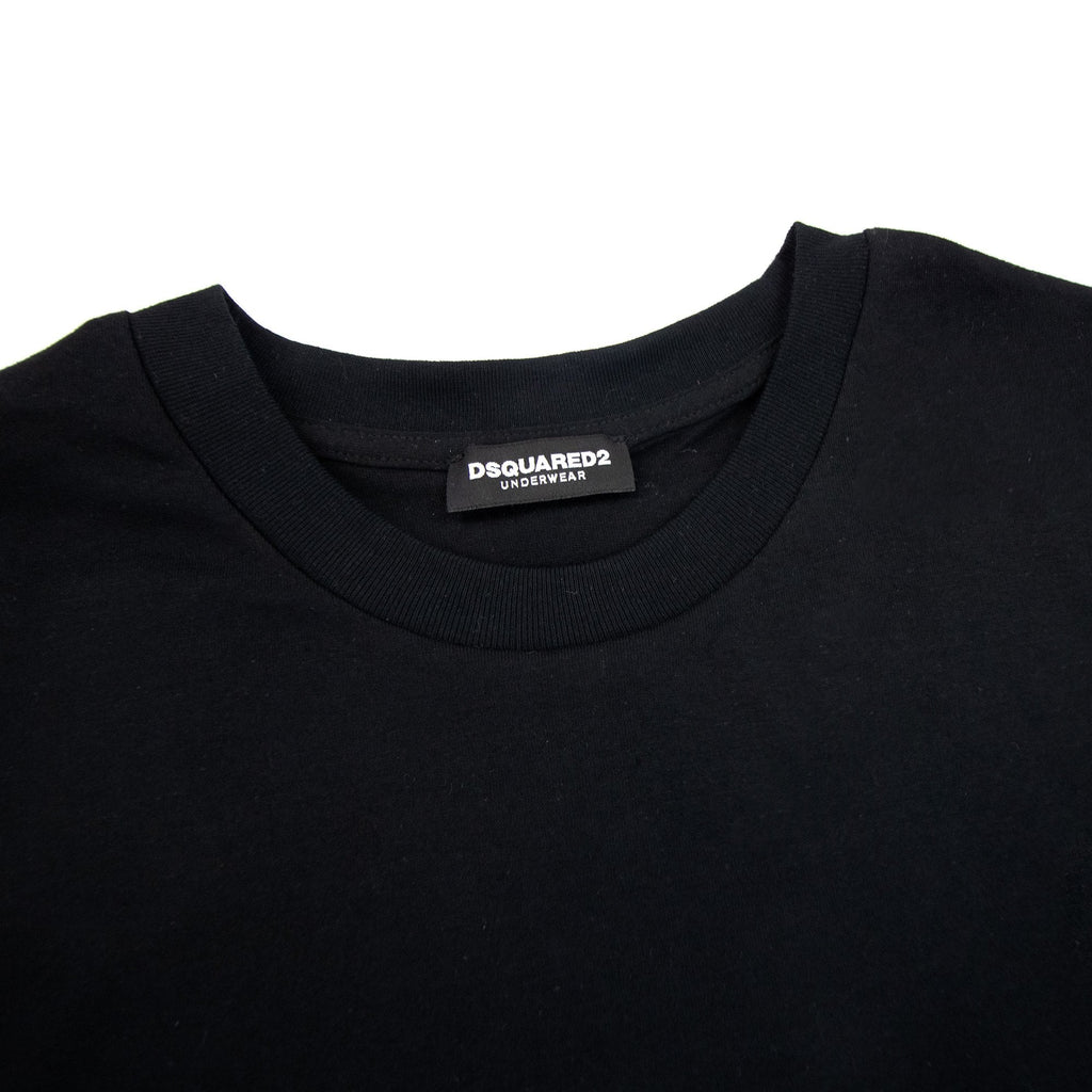Dsquared2 Small Logo Plain T Shirt Black