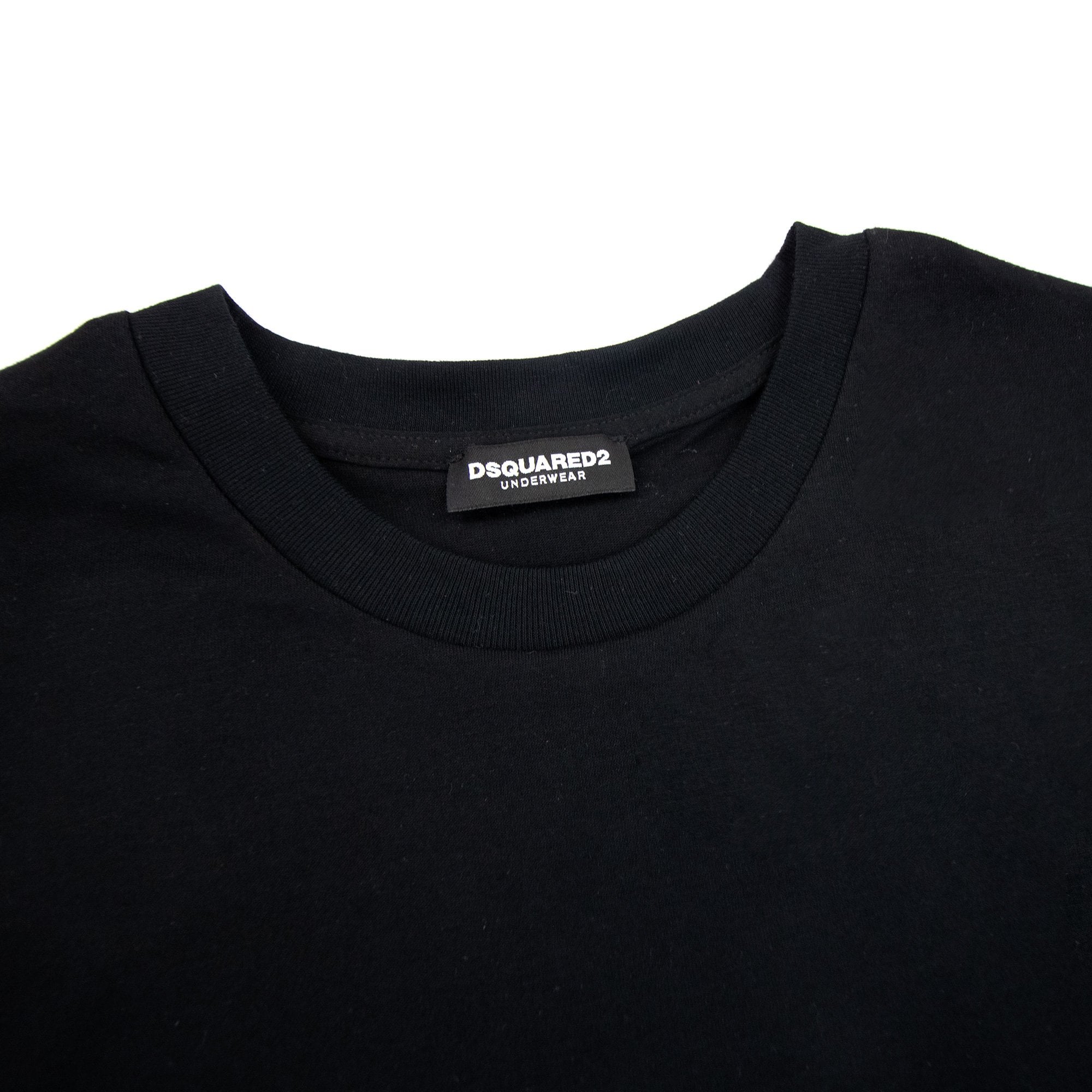 Dsquared2 Small Logo Plain T Shirt Black