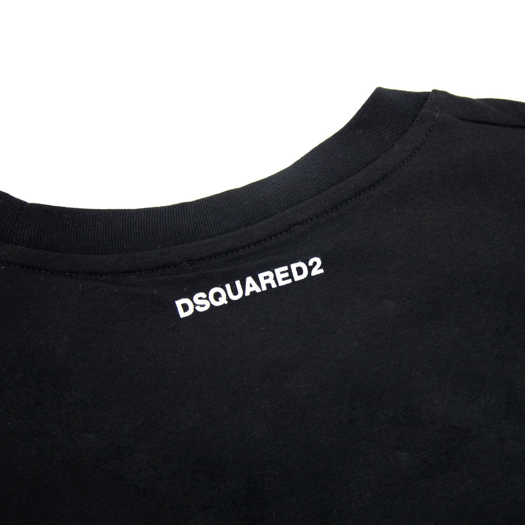 Dsquared2 Small Logo Plain T Shirt Black
