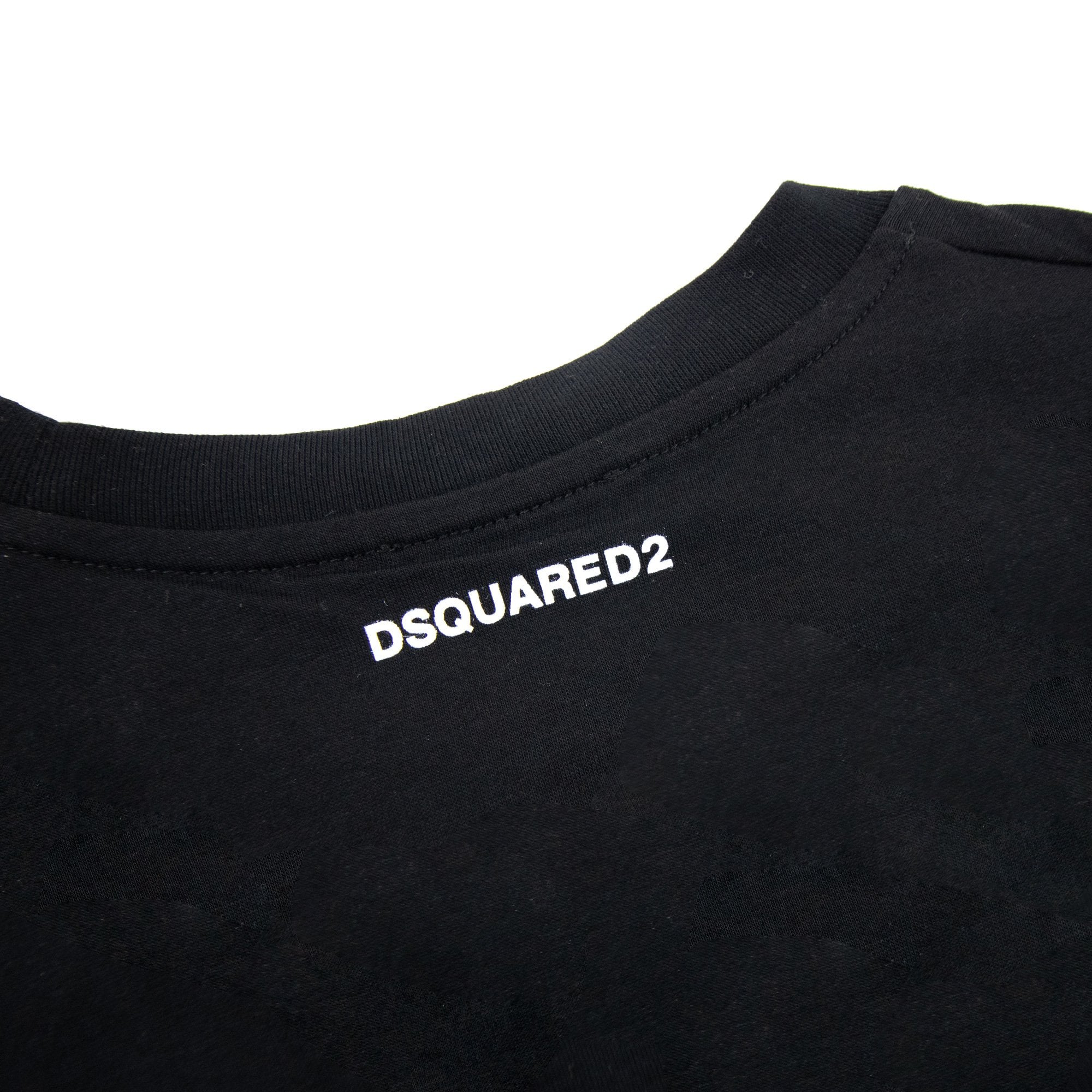 Dsquared2 Small Logo Plain T Shirt Black