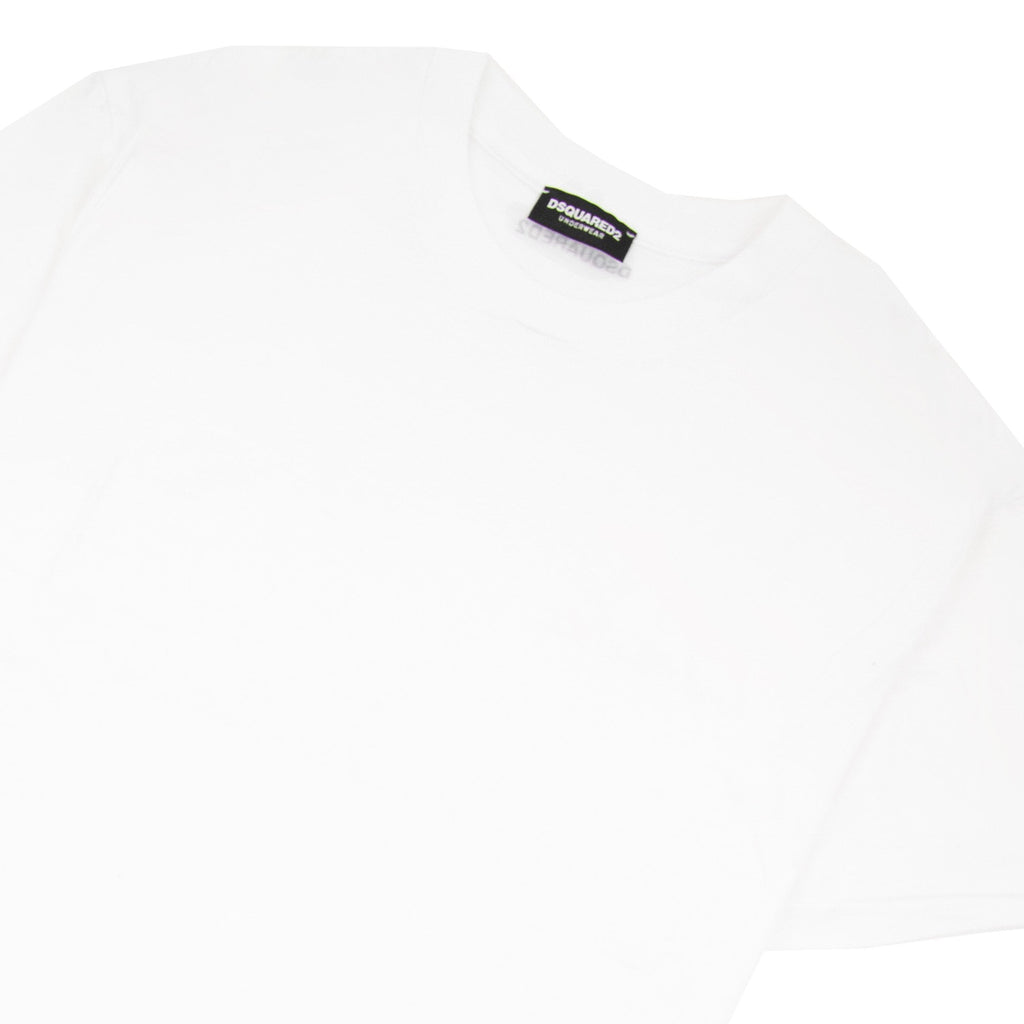 Dsquared2 Small Logo Plain T Shirt White