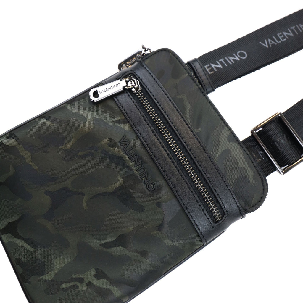 Valentino Nachos Camo Logo Cross Body Bag Camo