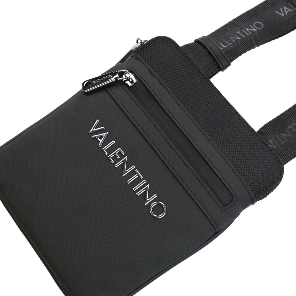 Valentino Plin Logo Print Cross Body Bag Nero