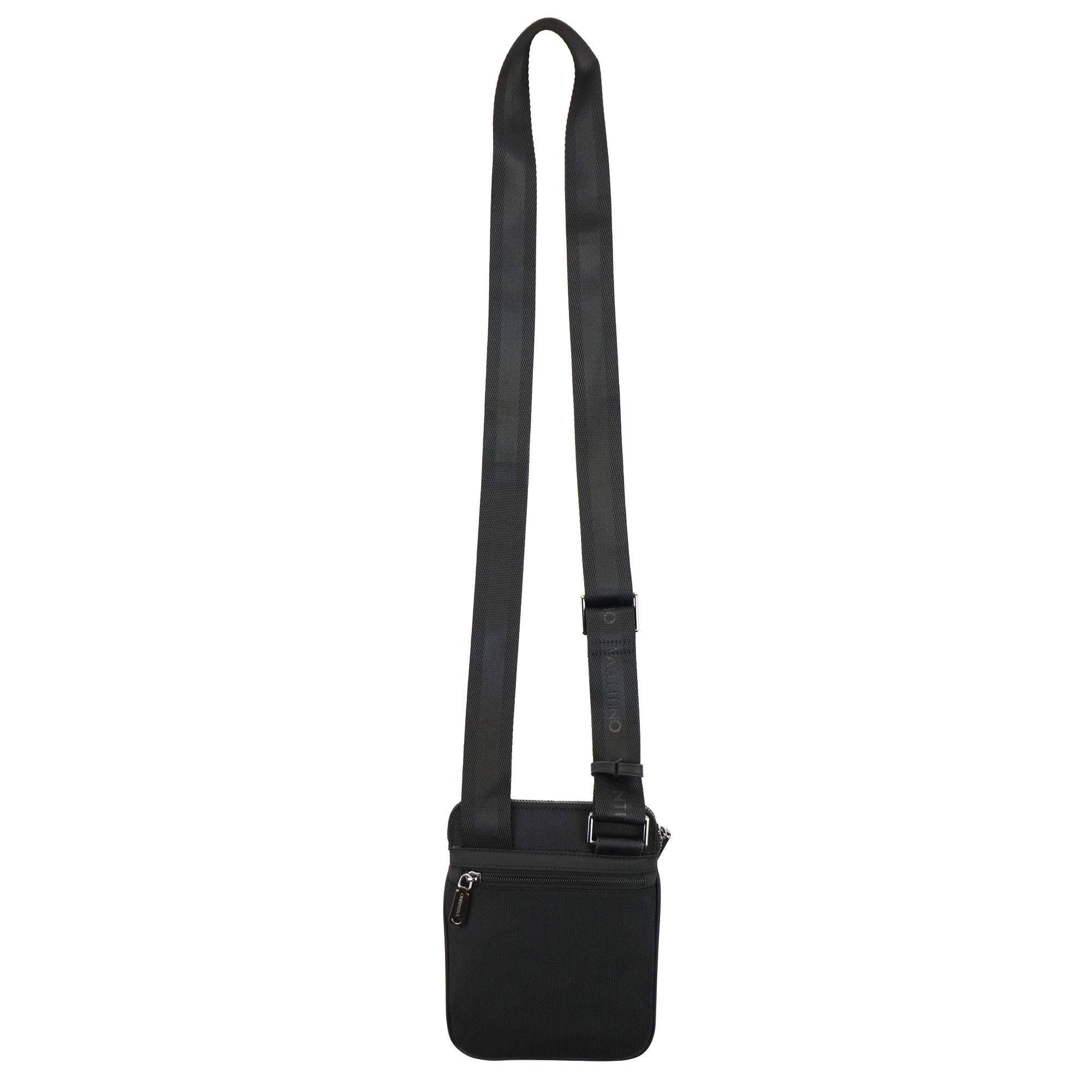 Valentino Plin Logo Print Cross Body Bag Nero