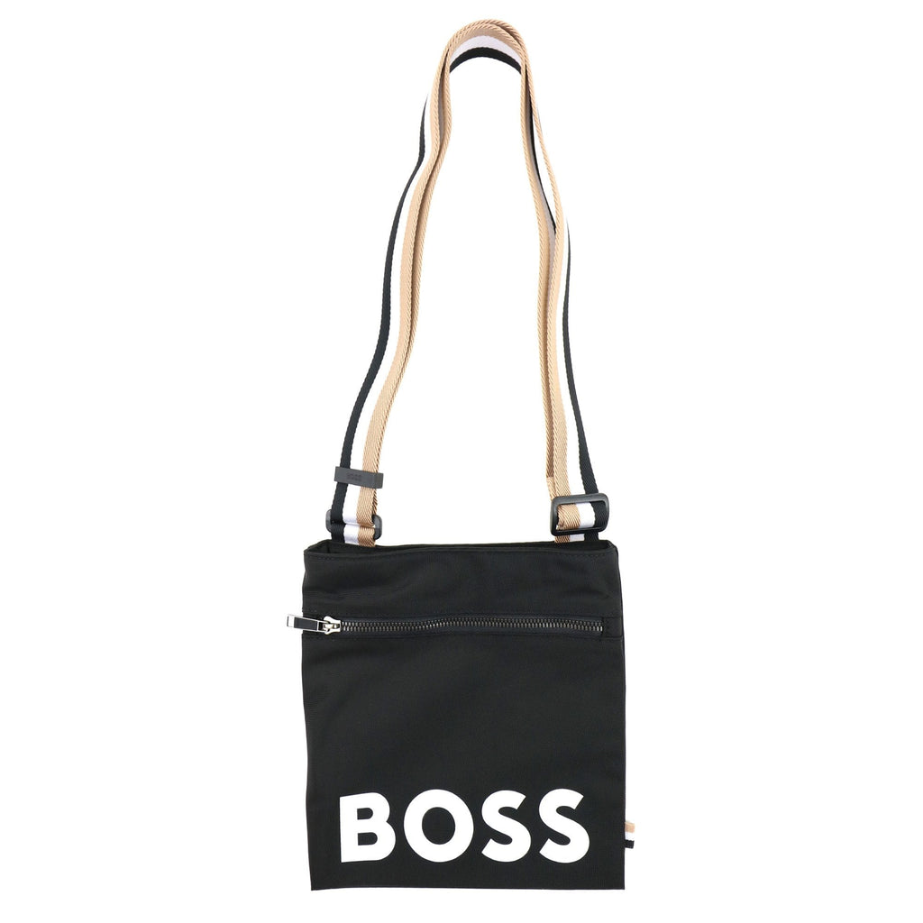 Hugo Boss Catch Printed Logo Envelope Bag Black/white