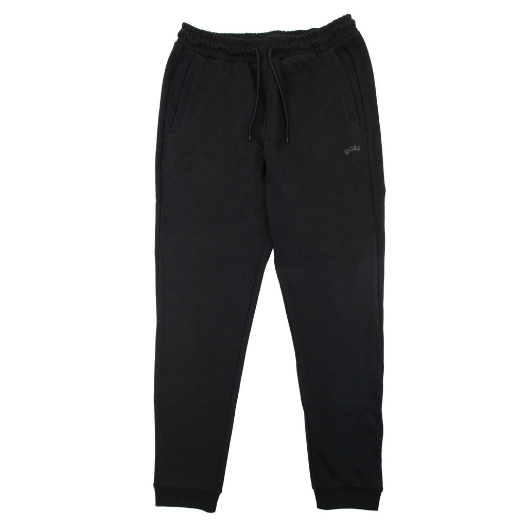Hugo Boss Hadiko Curved Logo Jogging Pants Black 001