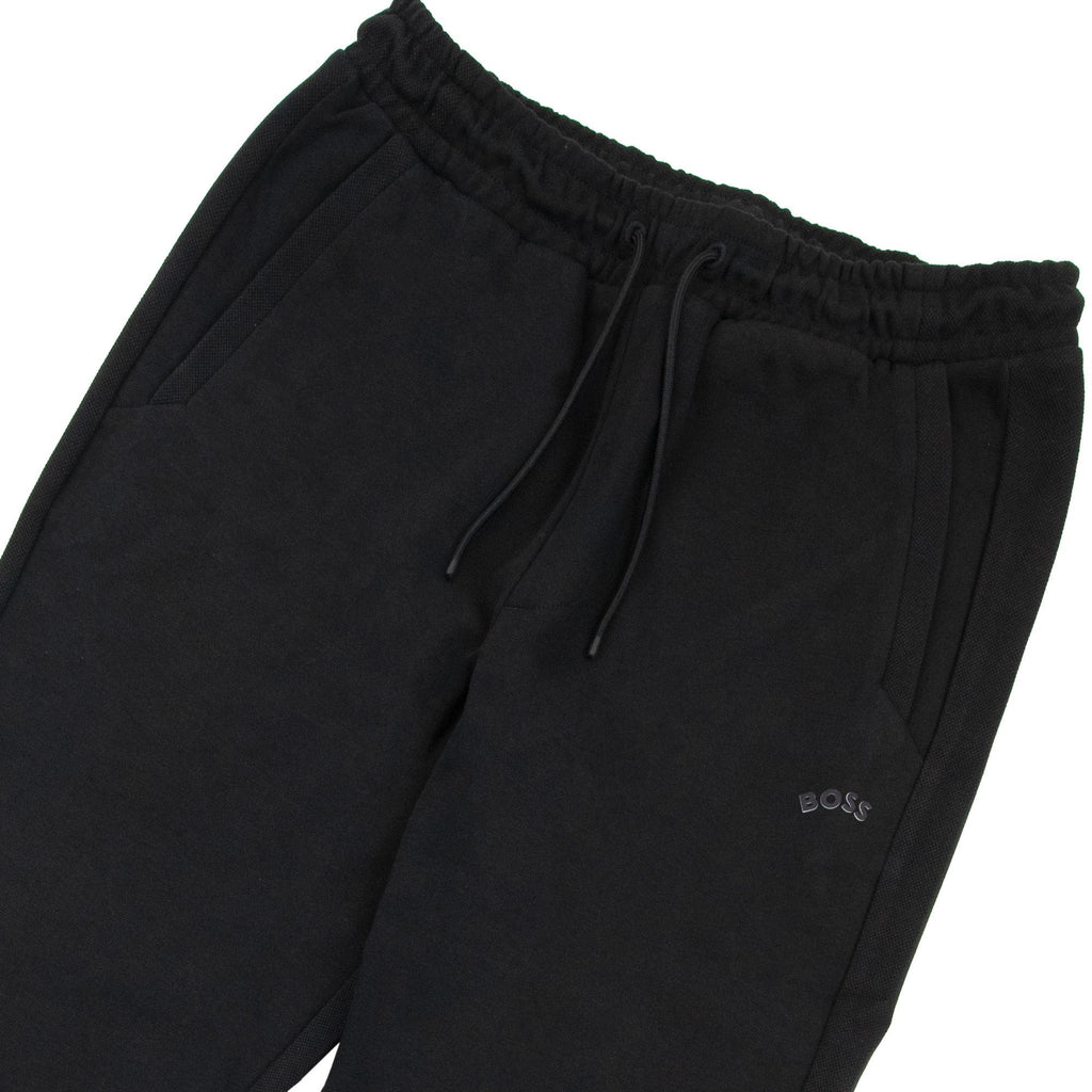 Hugo Boss Hadiko Curved Logo Jogging Pants Black 001