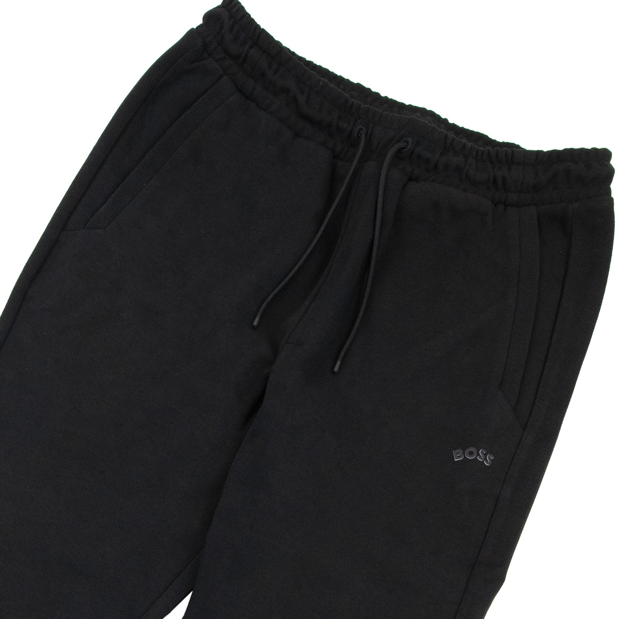 Hugo Boss Hadiko Curved Logo Jogging Pants Black 001