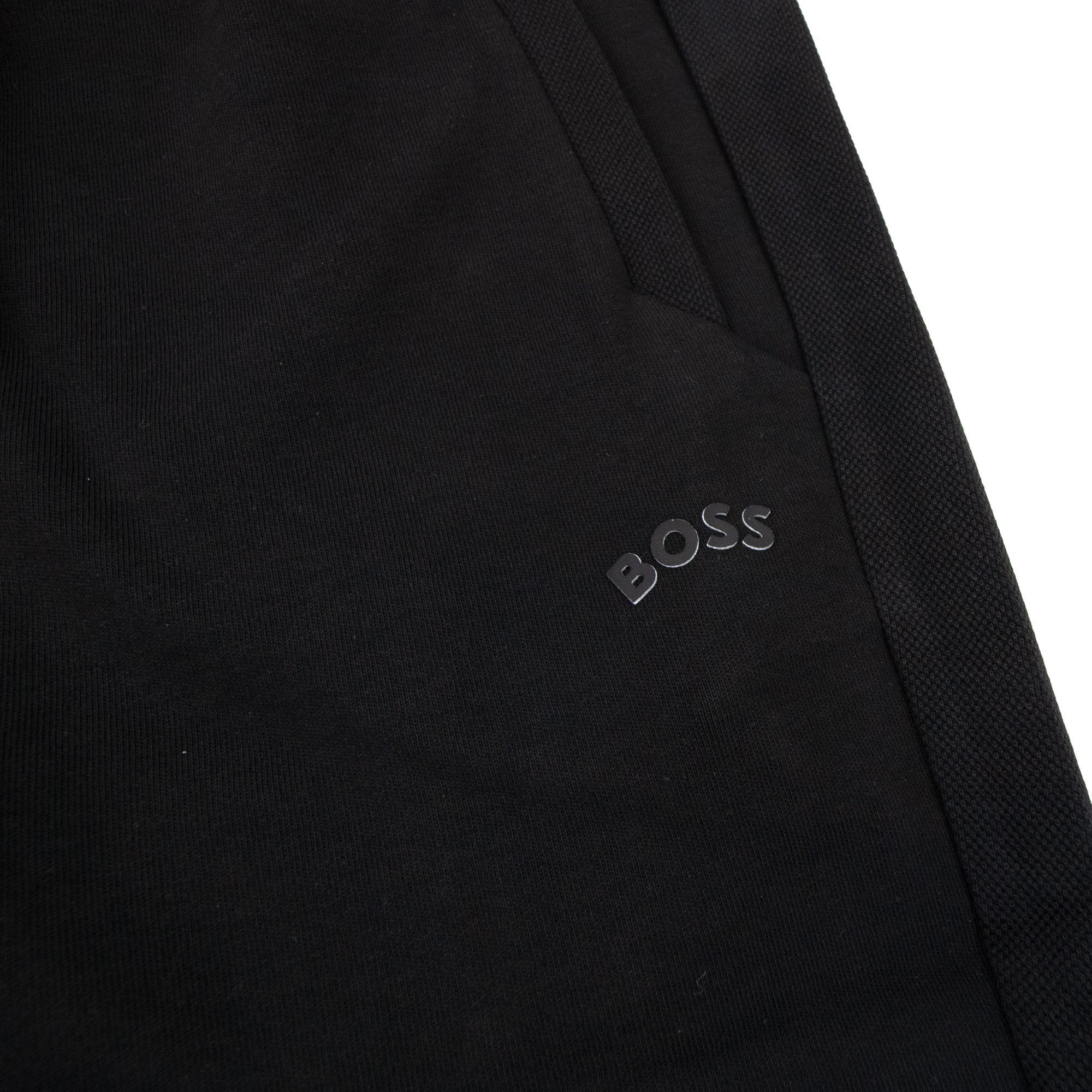 Hugo Boss Hadiko Curved Logo Jogging Pants Black 001