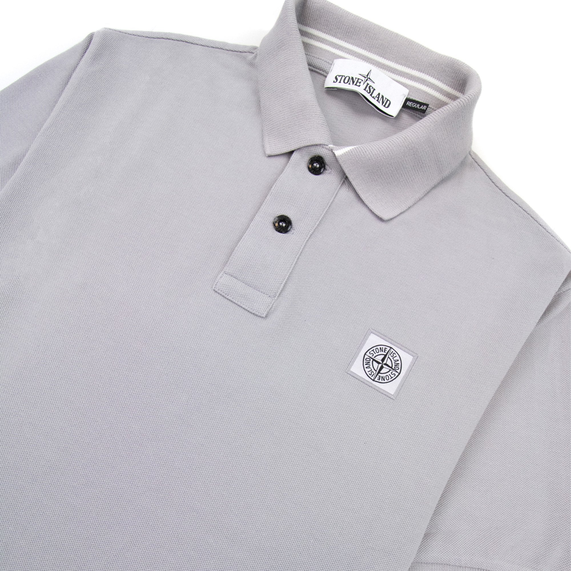 Stone Island Tip Polo Ss Lavender V0047
