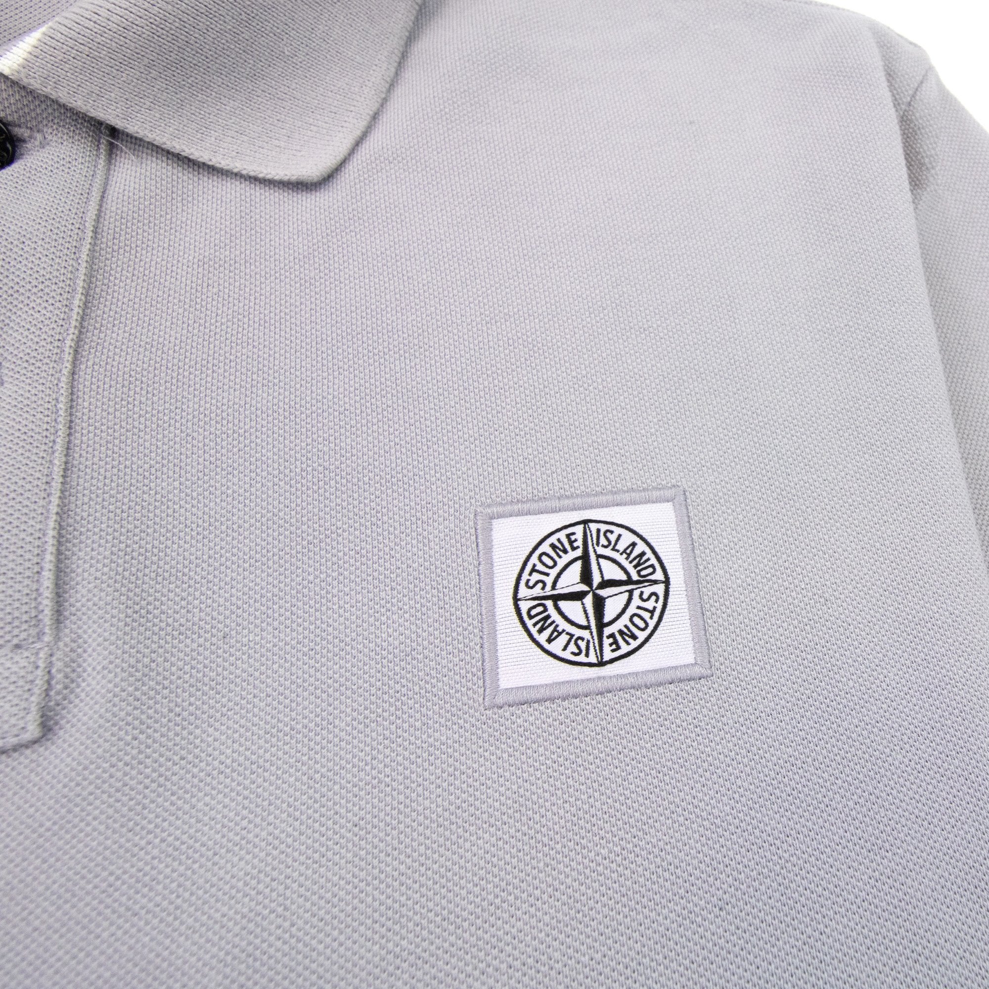 Stone Island Tip Polo Ss Lavender V0047