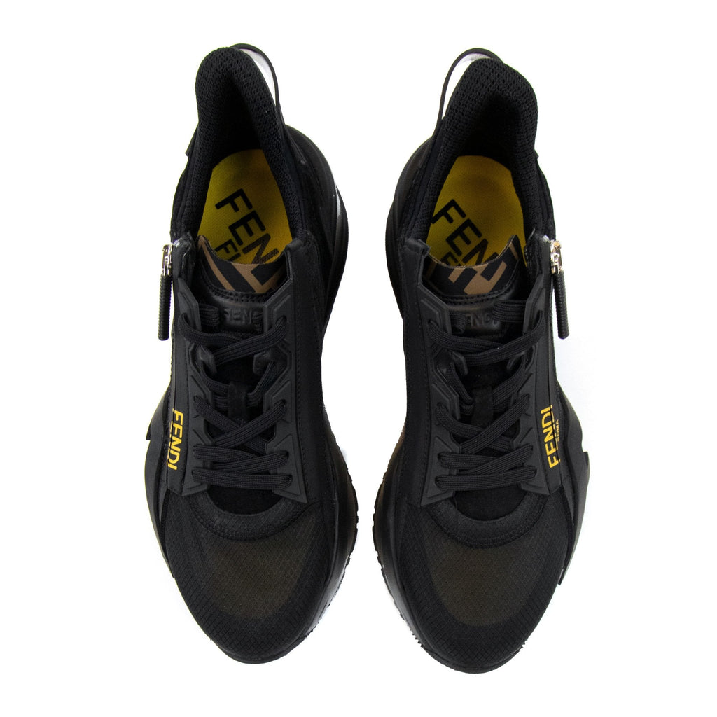 Fendi Nylon Low Tops Nero