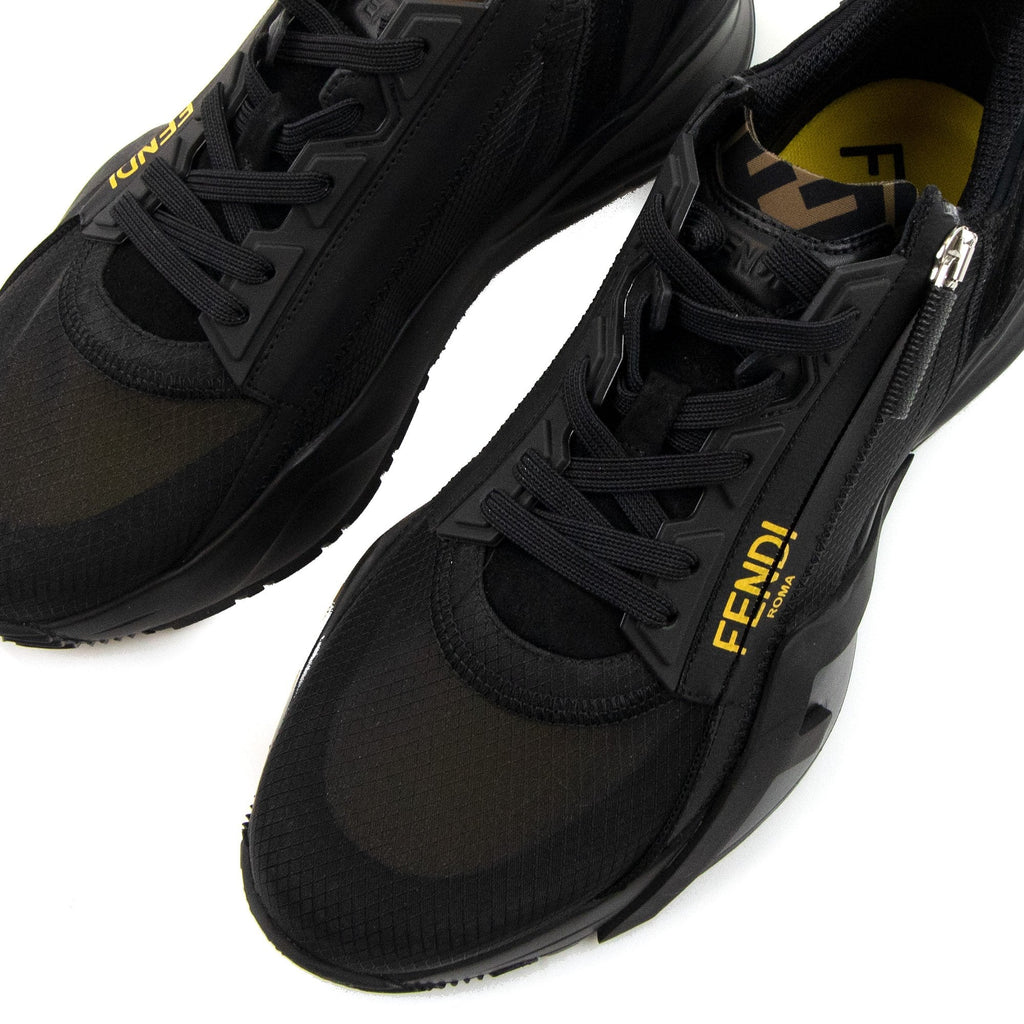 Fendi Nylon Low Tops Nero