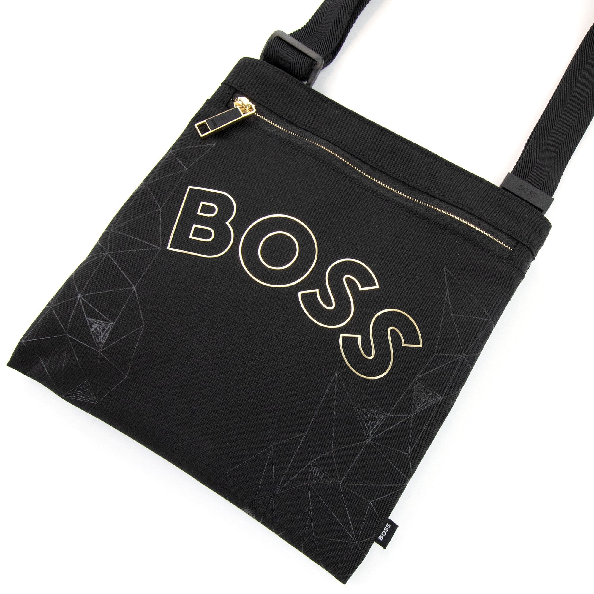 Hugo Boss Catch Gl Structured Nylon Seasonal Pattern Envolop Black 001