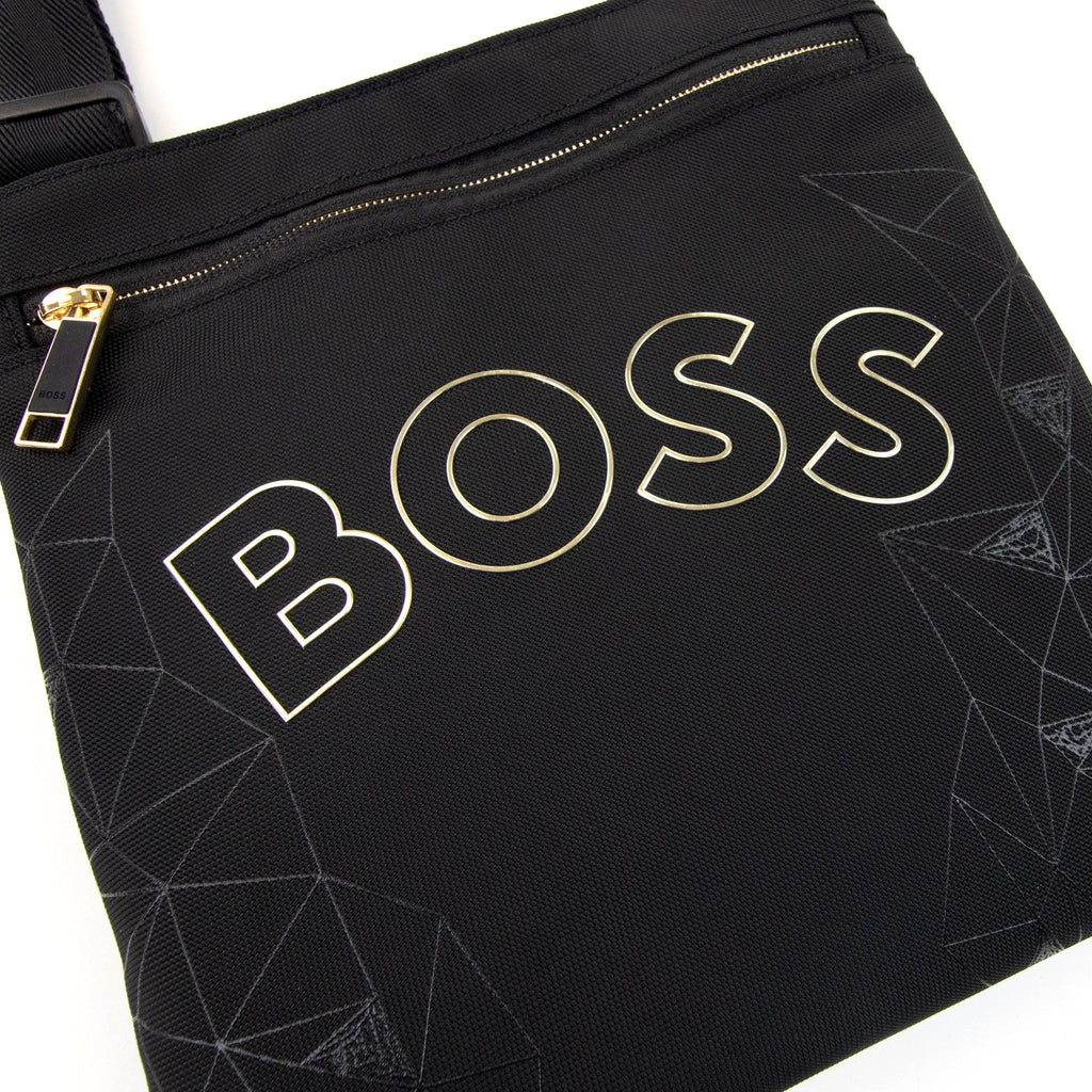 Hugo Boss Catch Gl Structured Nylon Seasonal Pattern Envolop Black 001