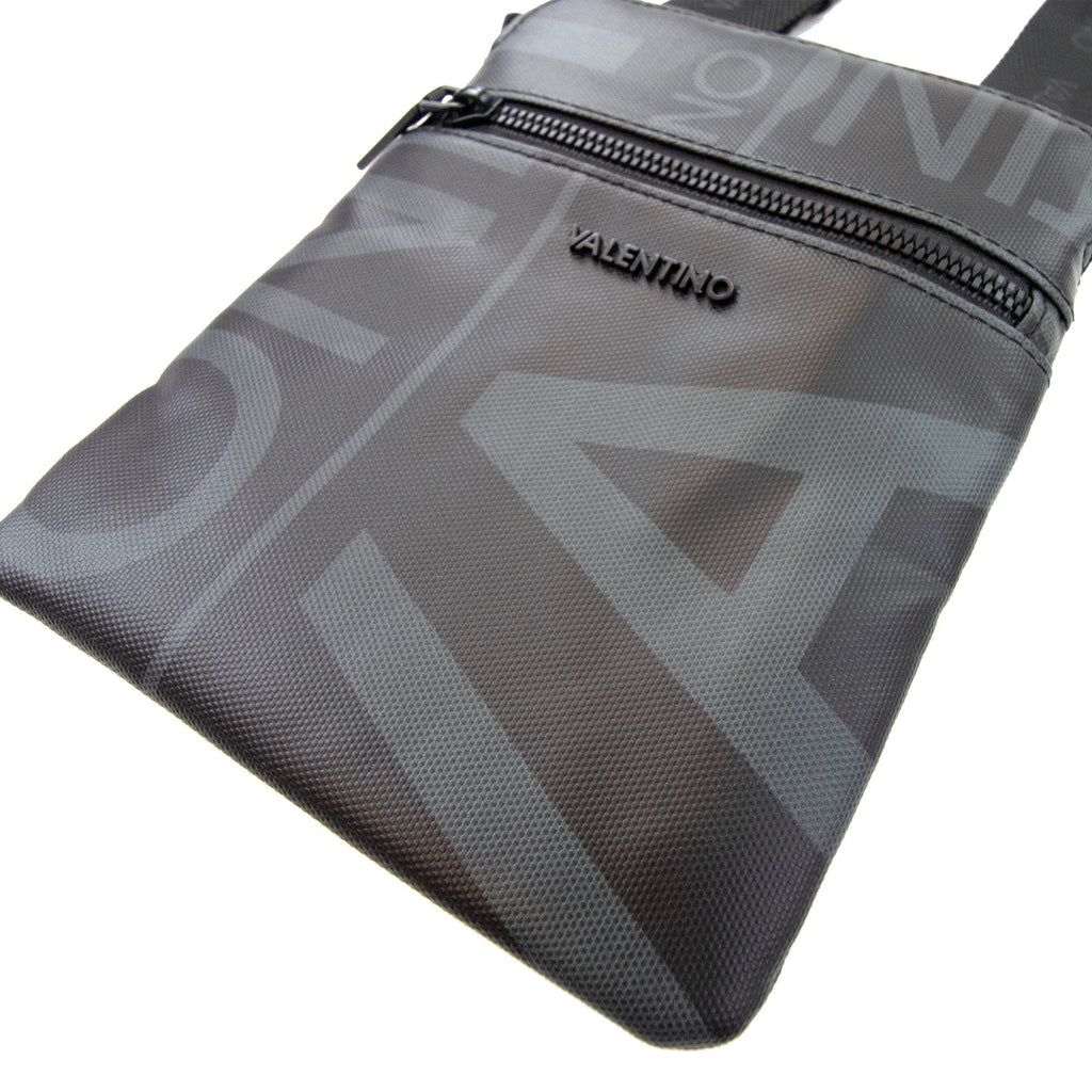 Valentino Logo Printed Shell Cross Body Bag Nylo Nero