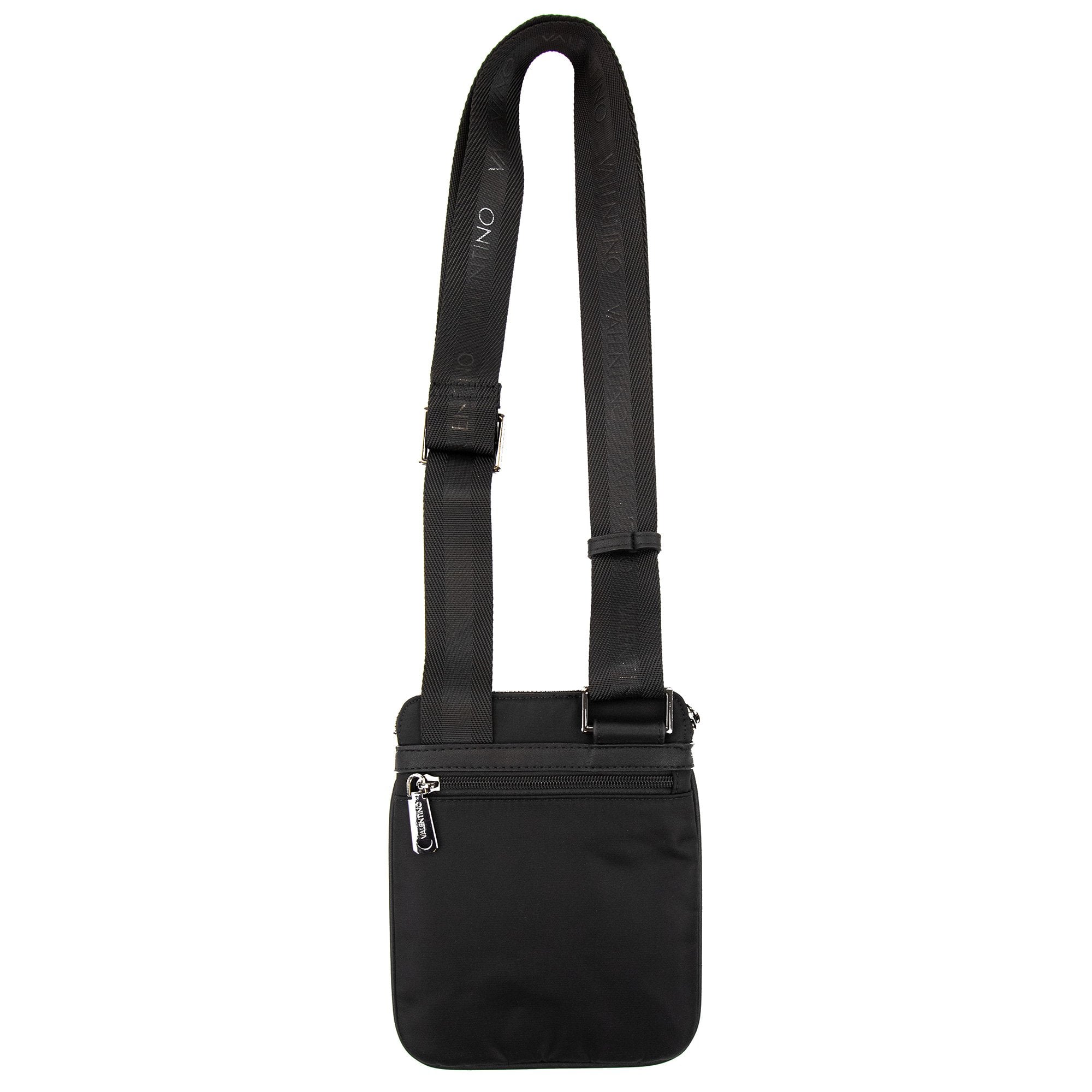 Valentino Logo Mini Cross Body Bag Plin Nero