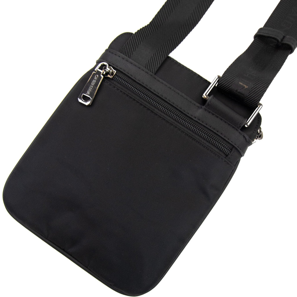 Valentino Logo Mini Cross Body Bag Plin Nero