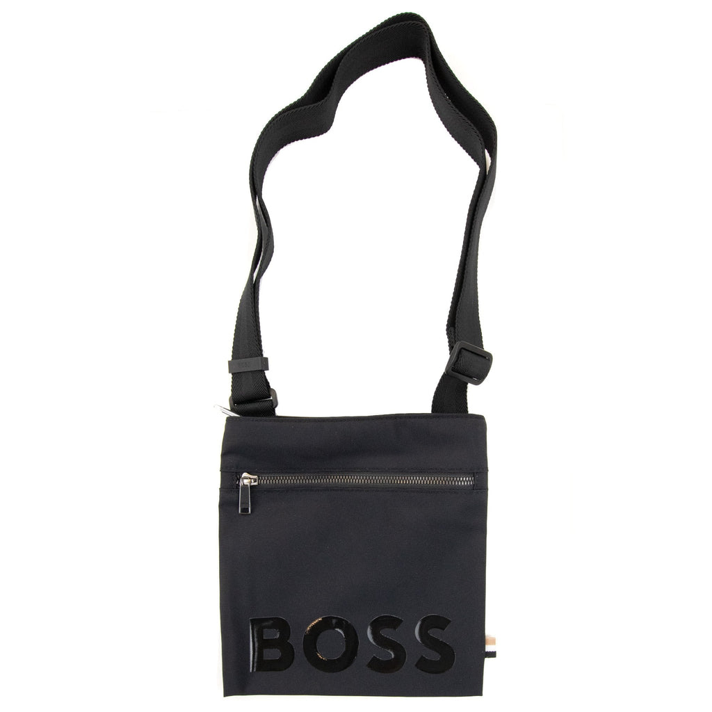 Hugo Boss Catch Printed Logo Envelope Bag Black 001