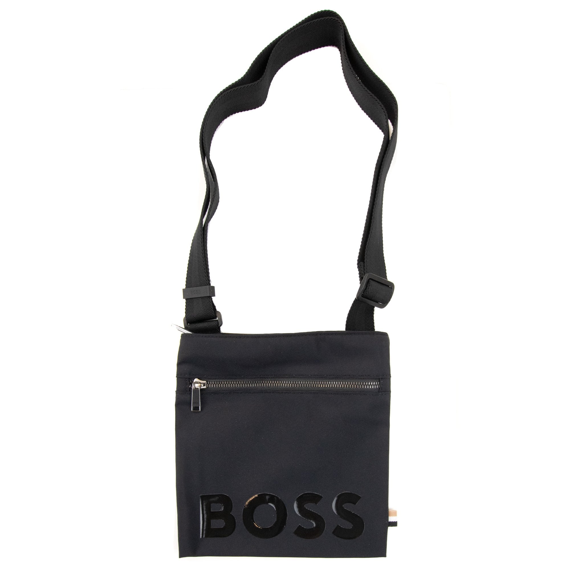 Hugo Boss Catch Printed Logo Envelope Bag Black 001