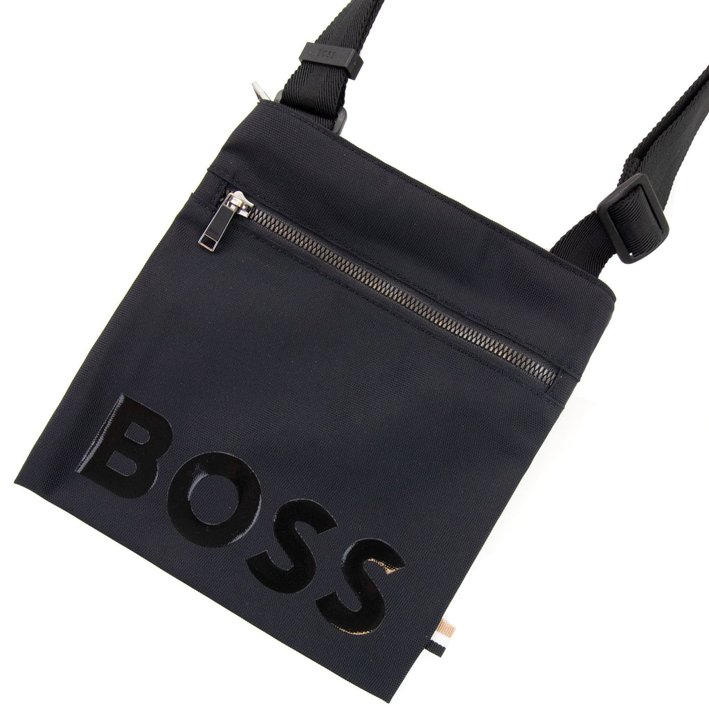 Hugo Boss Catch Printed Logo Envelope Bag Black 001
