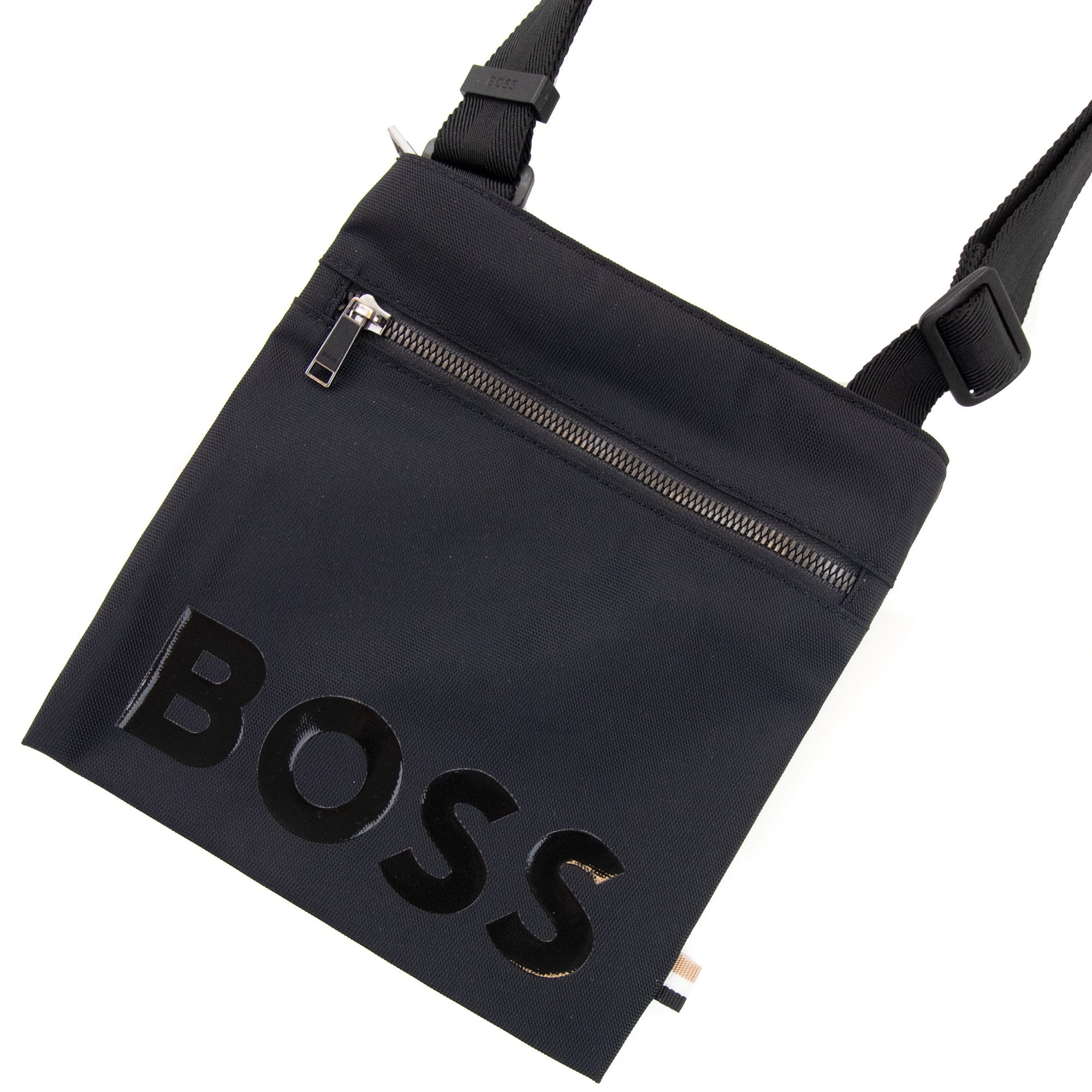 Hugo Boss Catch Printed Logo Envelope Bag Black 001
