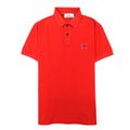 Stone Island Slim Fit Patch Polo Coral V0036
