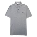 Stone Island Patch Logo Reg Fit Polo Grey V1064