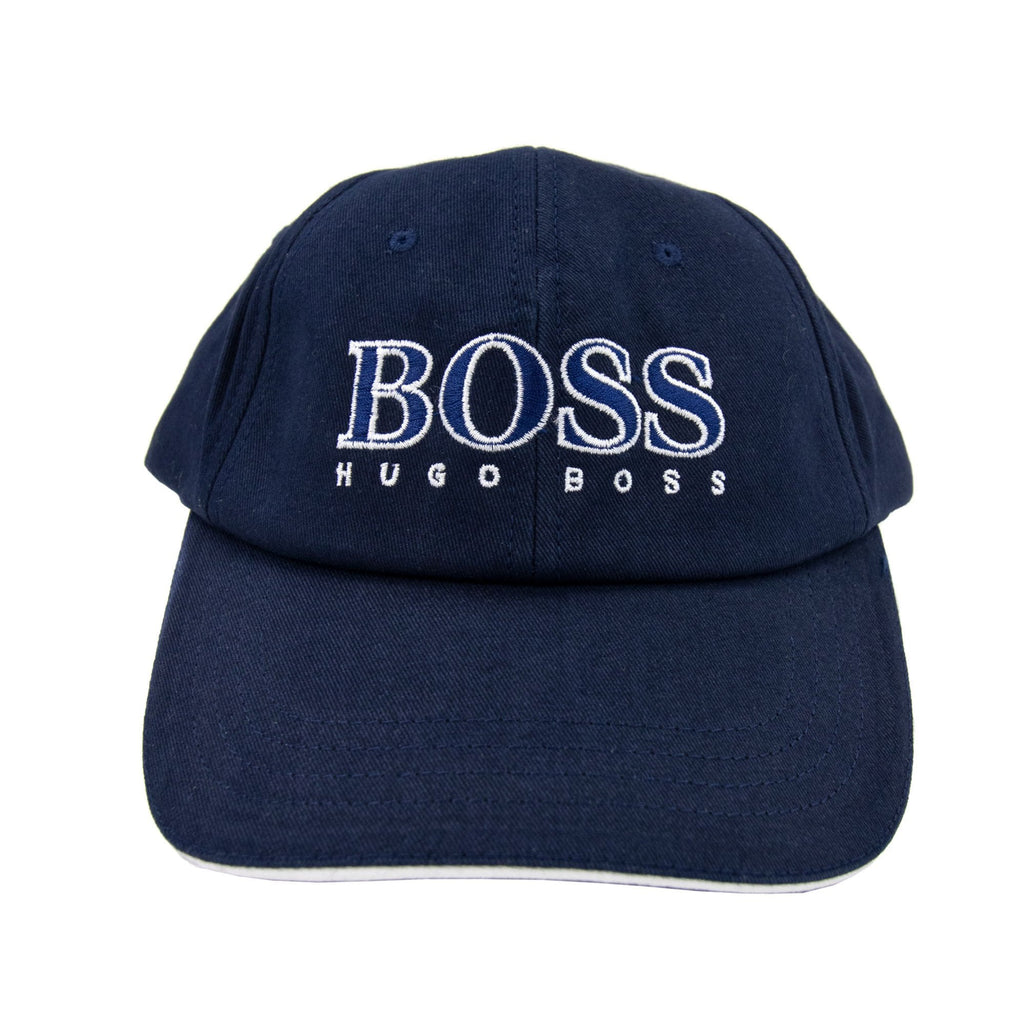Hugo Boss Kids Embroidered Logo Cap Navy