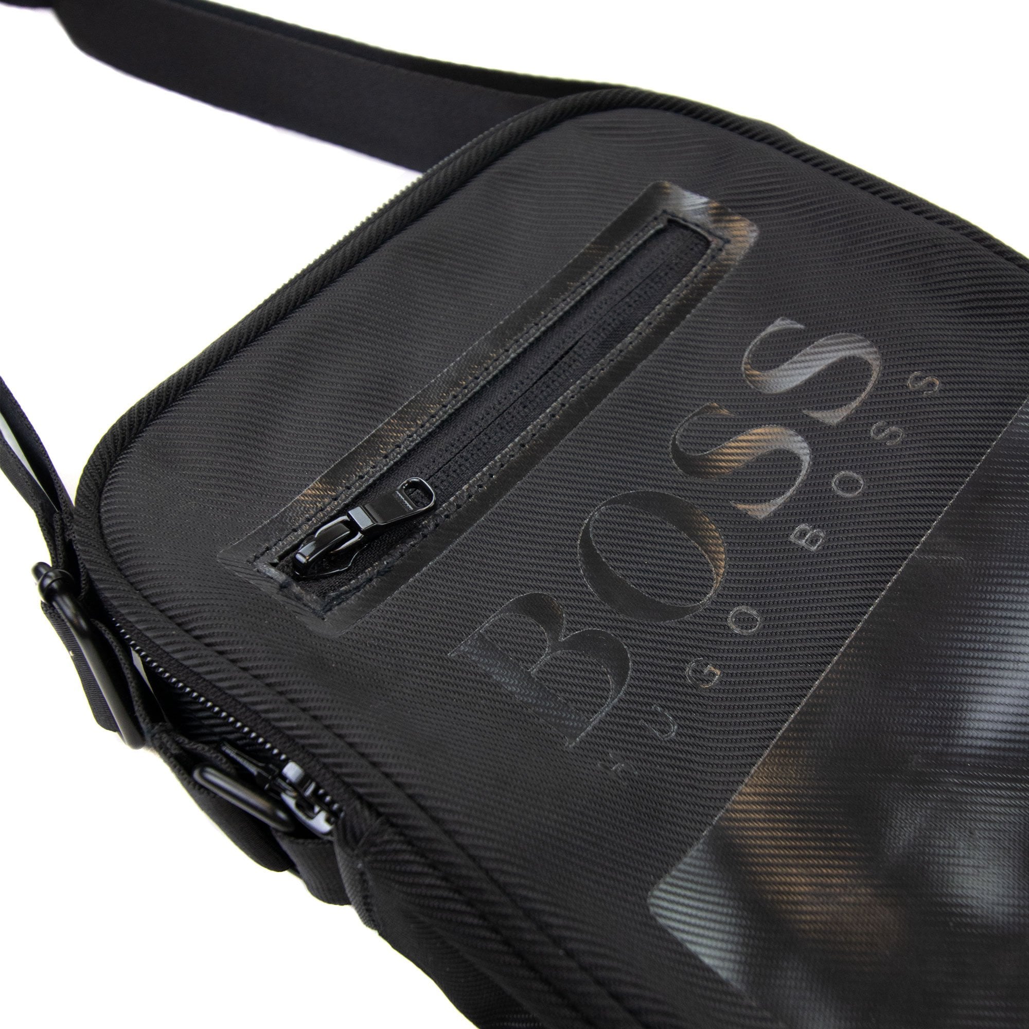 Hugo Boss Kids Printed Logo Massenger Bag Black