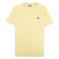 Stone Island Patch Logo Crew Neck Tshirt Lemon V0031