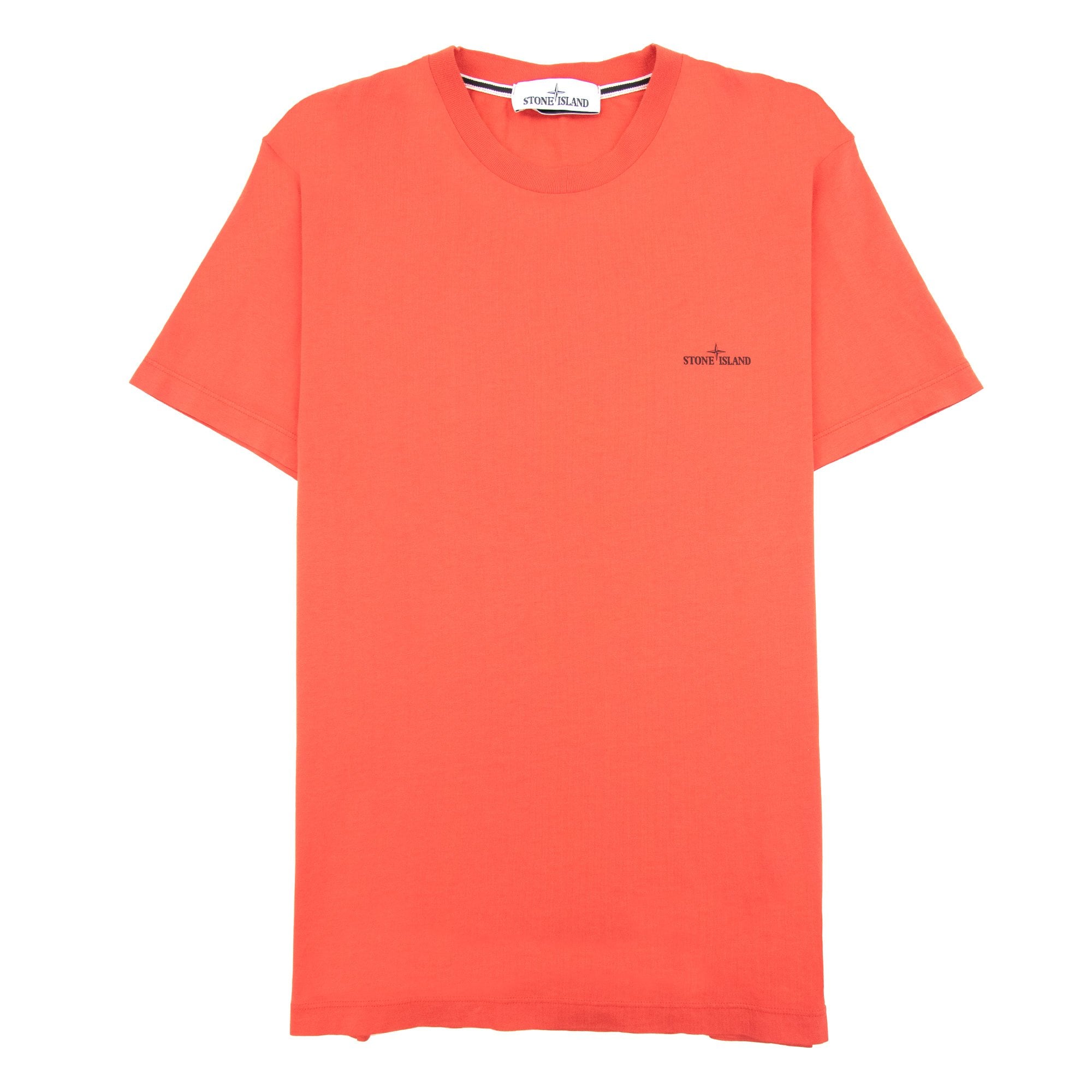 Stone Island 20193 Back Compass Logo T Shirt Red V0037