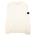 Cp Company Arm Lens Crewneck Sweatshirt Off White 103