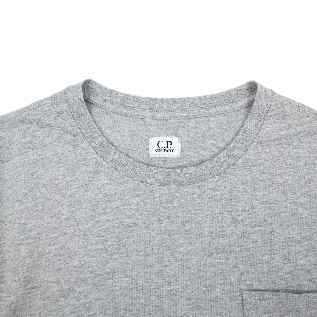 Cp Company Lens Print Pocket Tee Grey M93