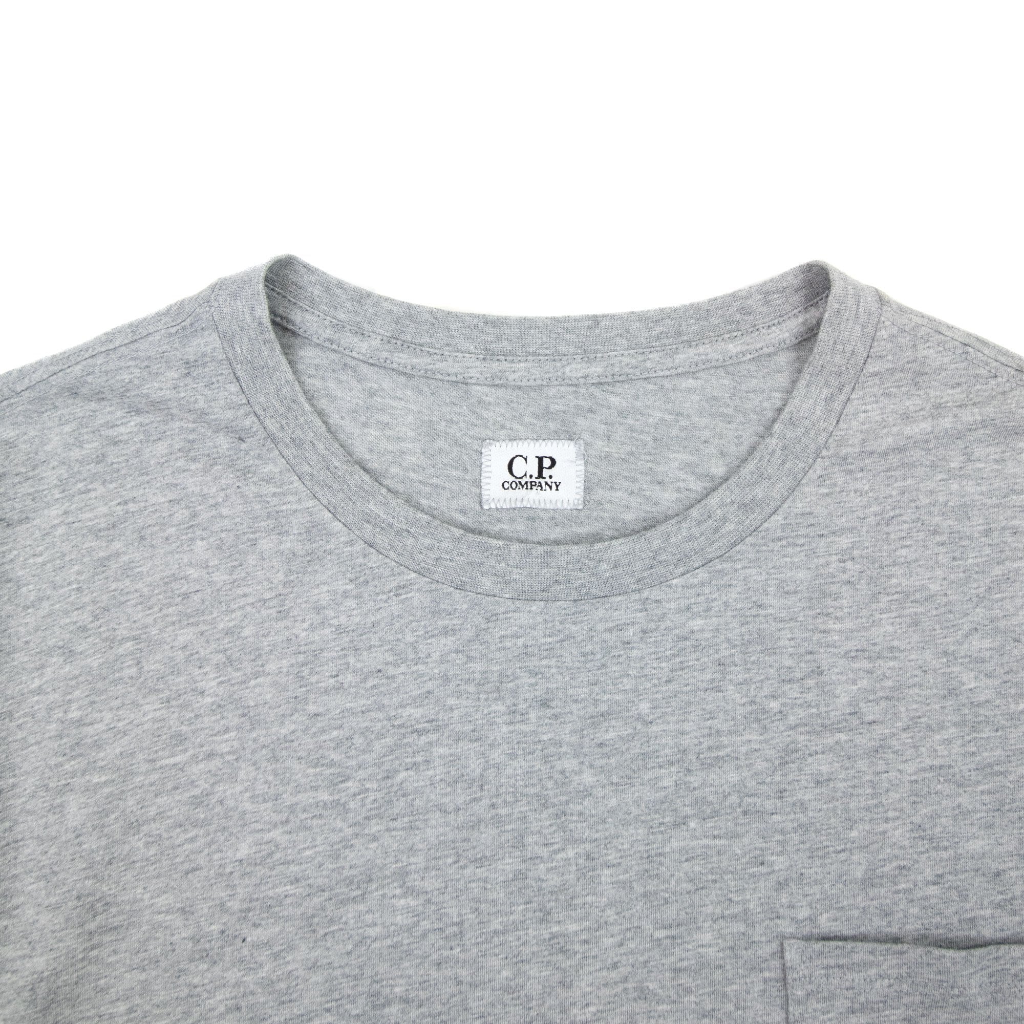 Cp Company Lens Print Pocket Tee Grey M93