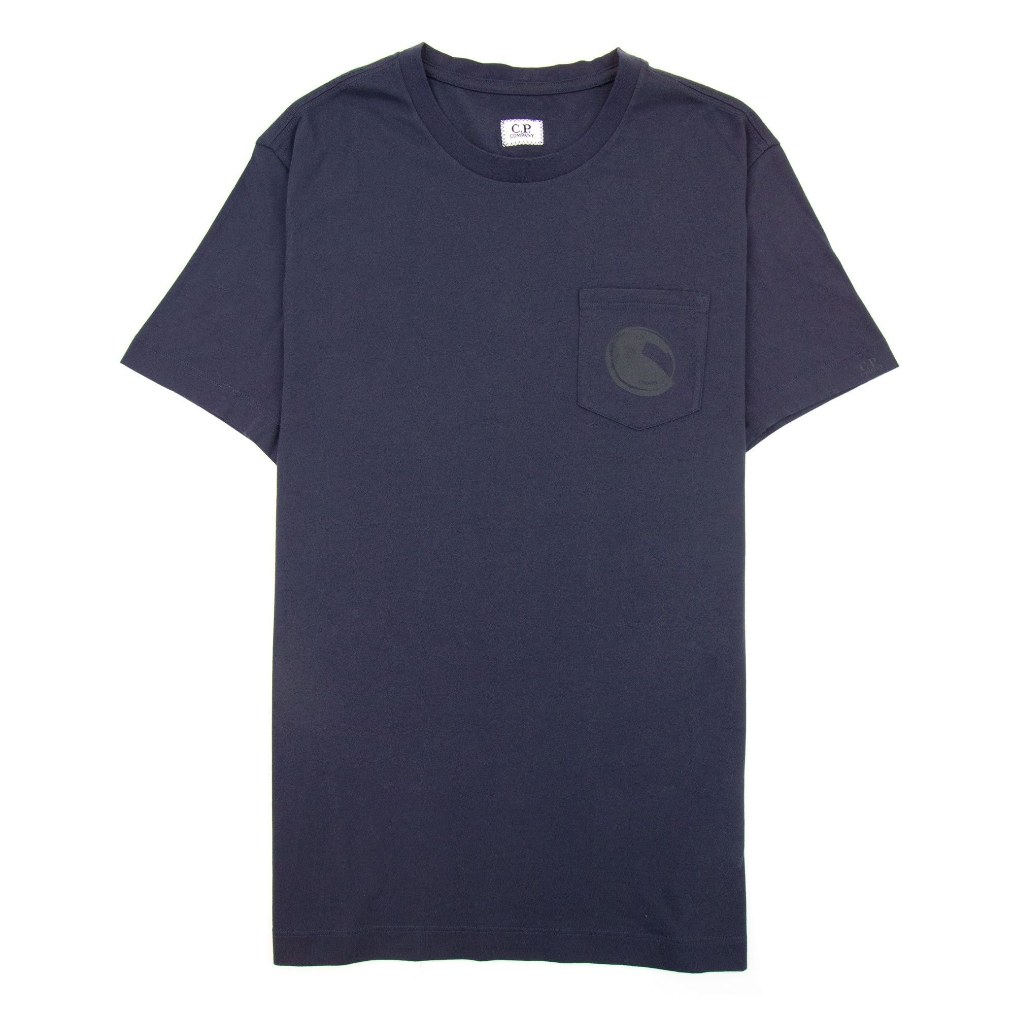 Cp Company Lens Print Pocket Tee Navy 888