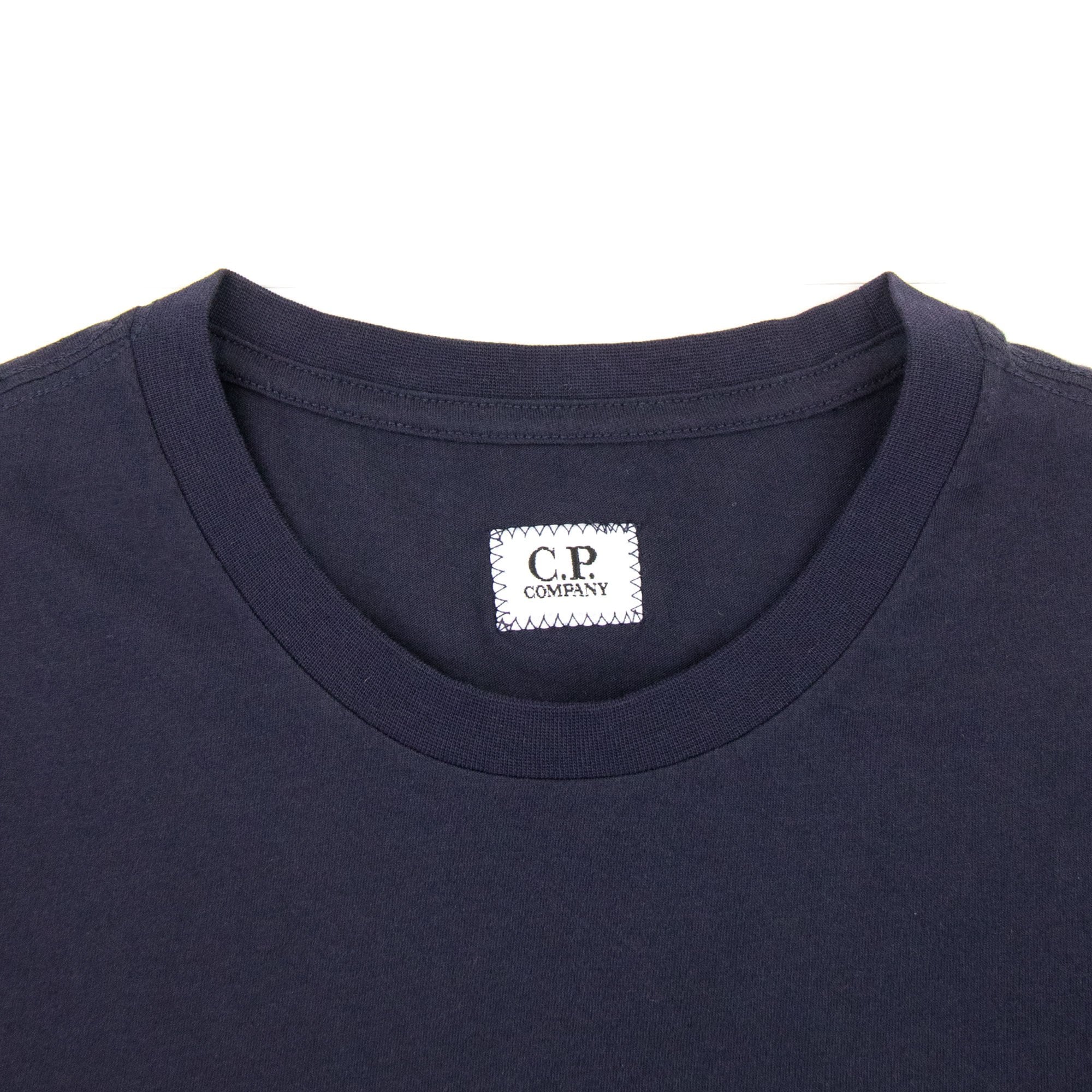 Cp Company Lens Print Pocket Tee Navy 888