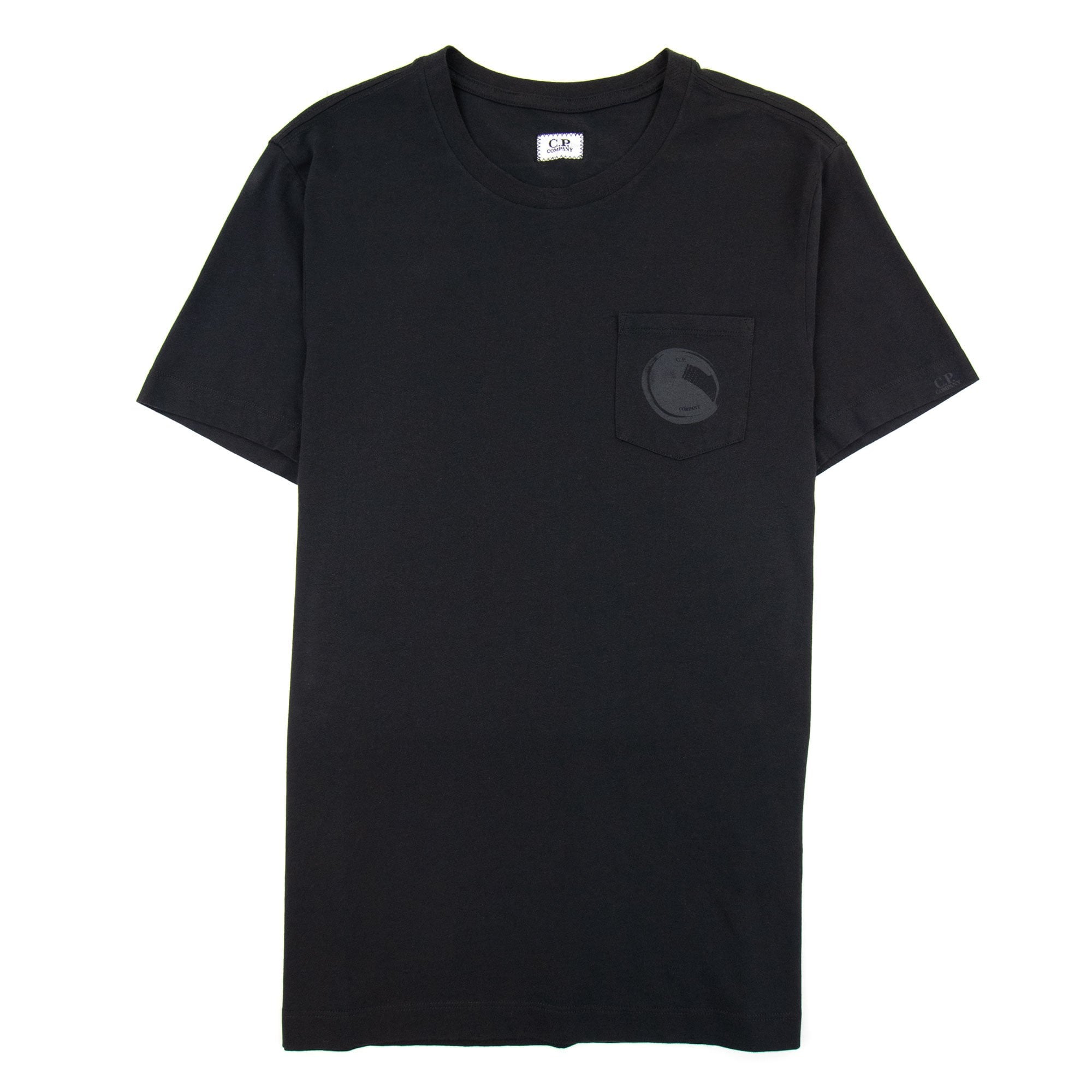 Cp Company Lens Print Pocket Tee Black 392