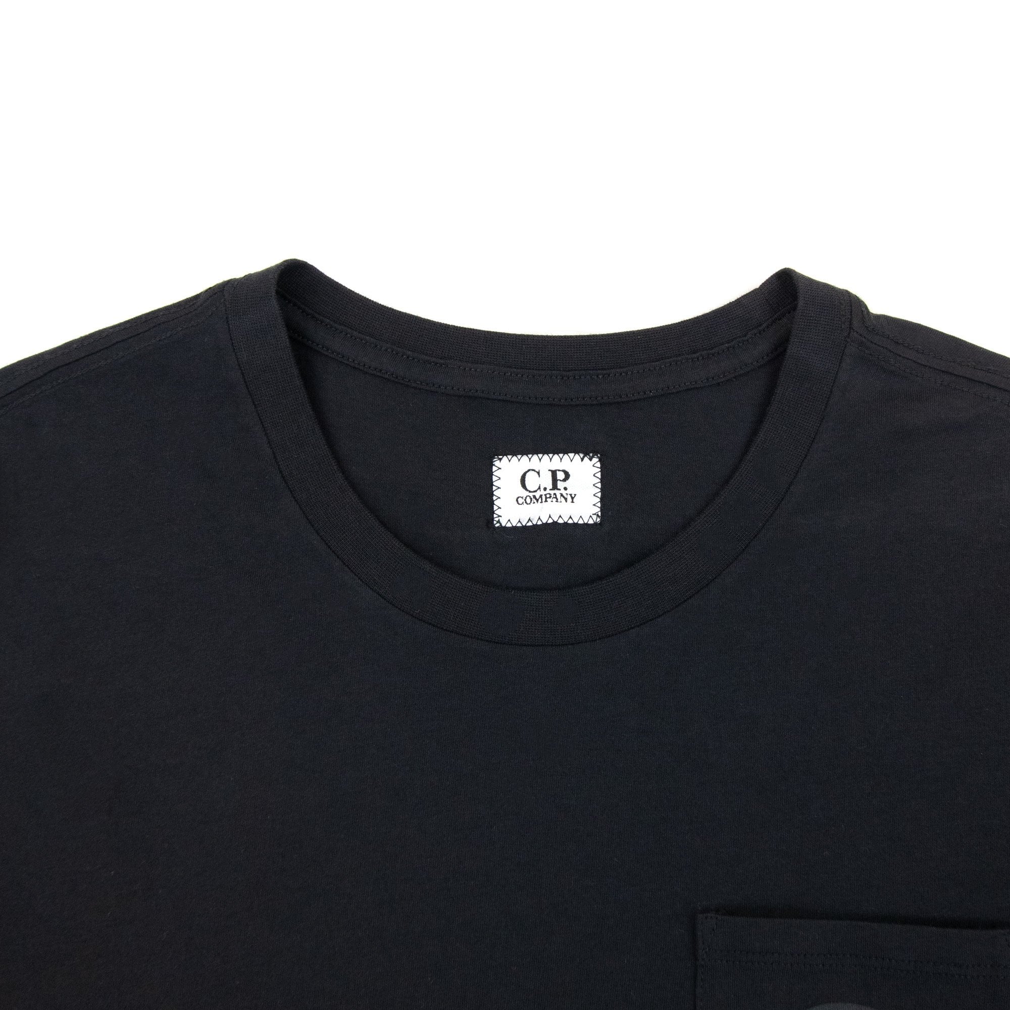 Cp Company Lens Print Pocket Tee Black 392