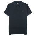 Cp Company Cotton Piquet Slim Fit Polo Black 392
