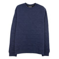 Emporio Armani All Over Stiched Logo Sweatshirt Navy Blue