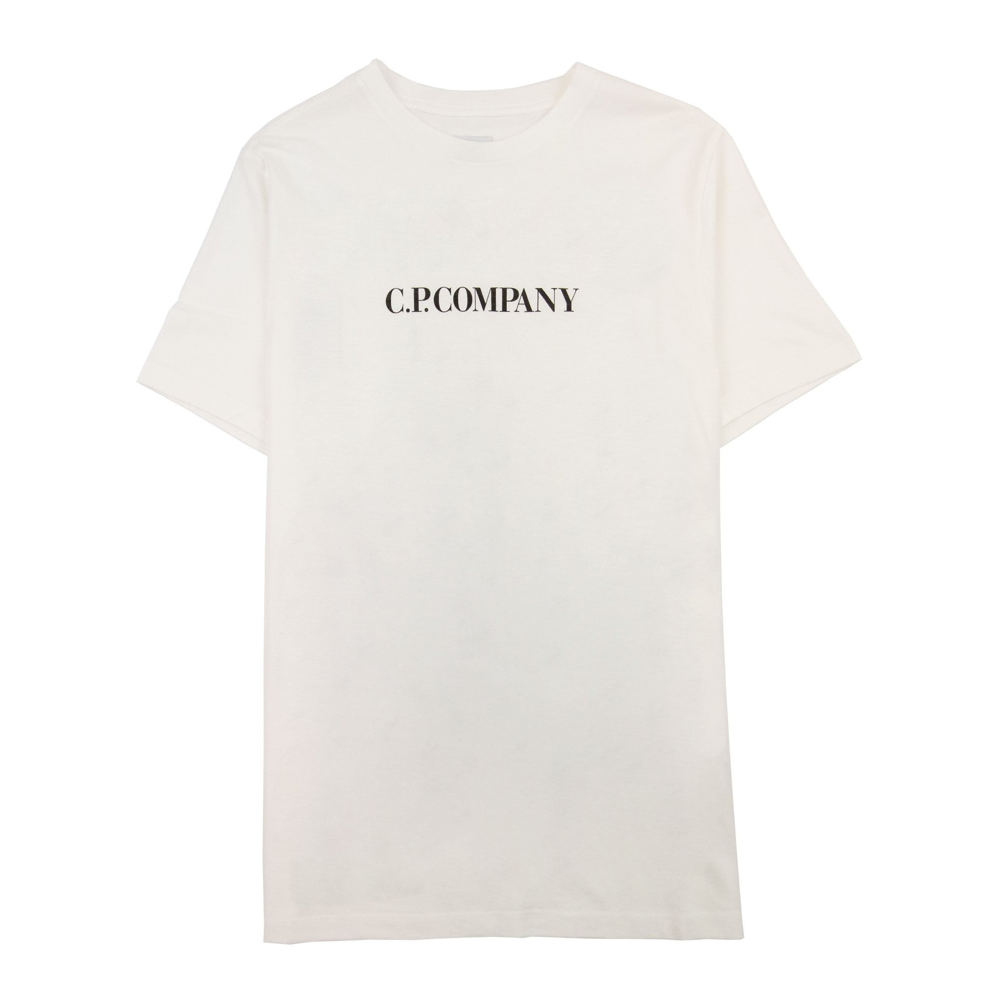 Cp Company Eyes On The City Back Printed T Shirt White 112
