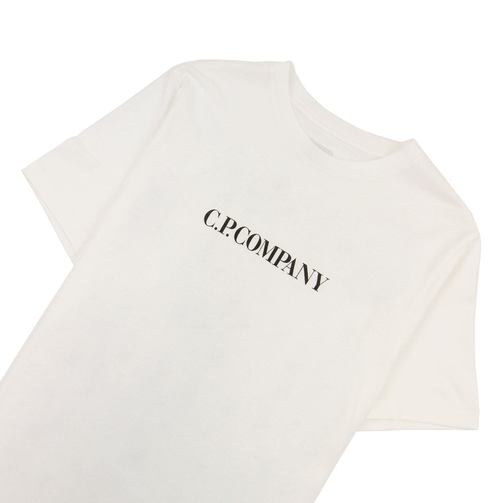 Cp Company Eyes On The City Back Printed T Shirt White 112