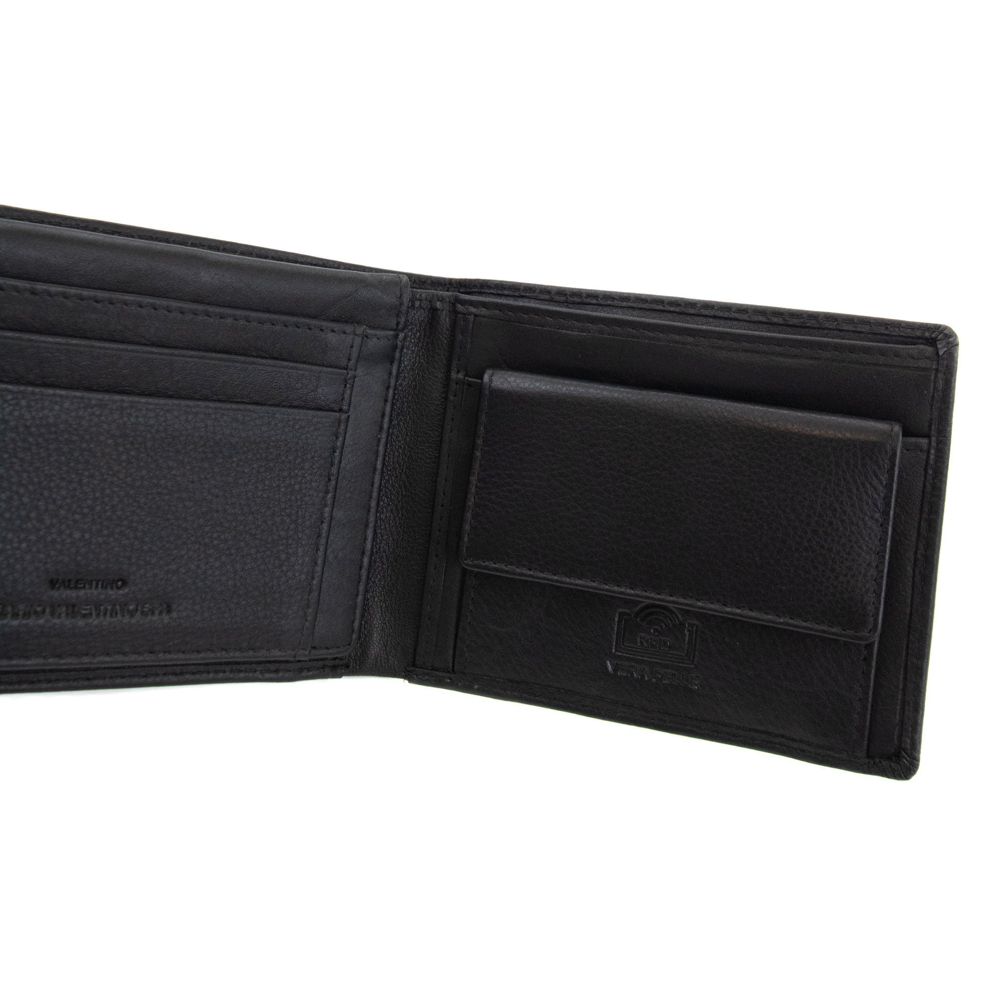 Valentino Nathan Logo Wallet Nero