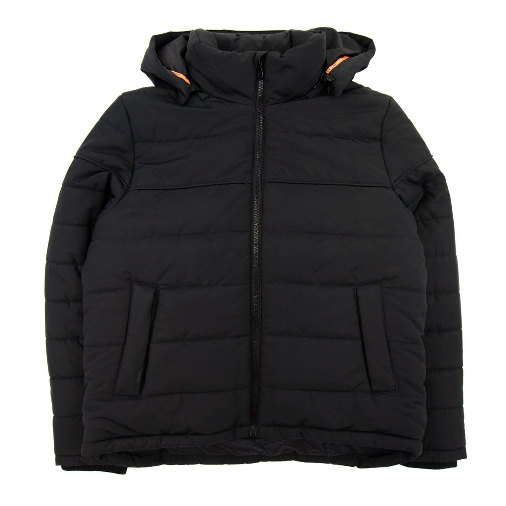 Hugo Boss Kids Back Logo Puffer Down Jacket Black