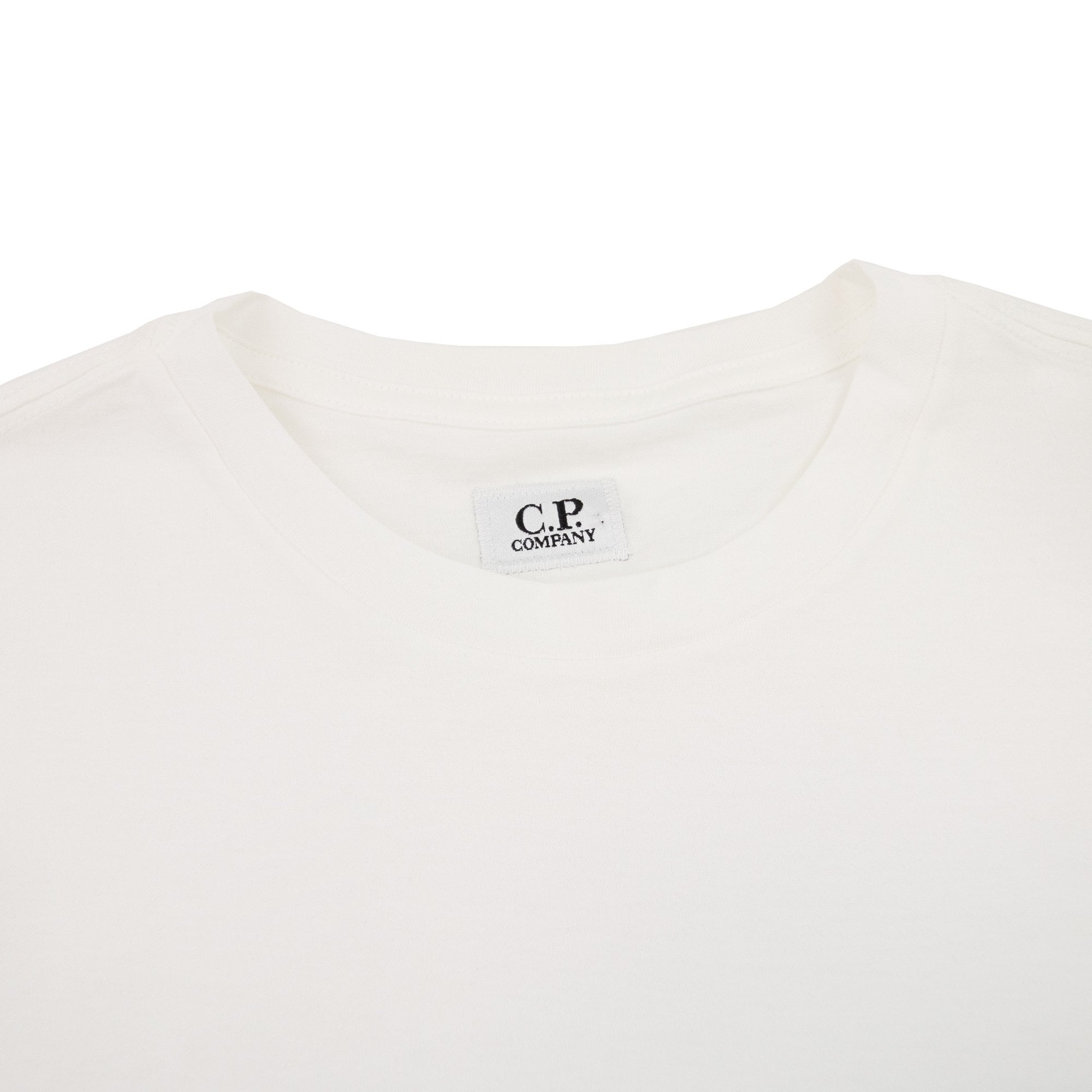 Cp Company Printed Picture Logo T Shirt White 112