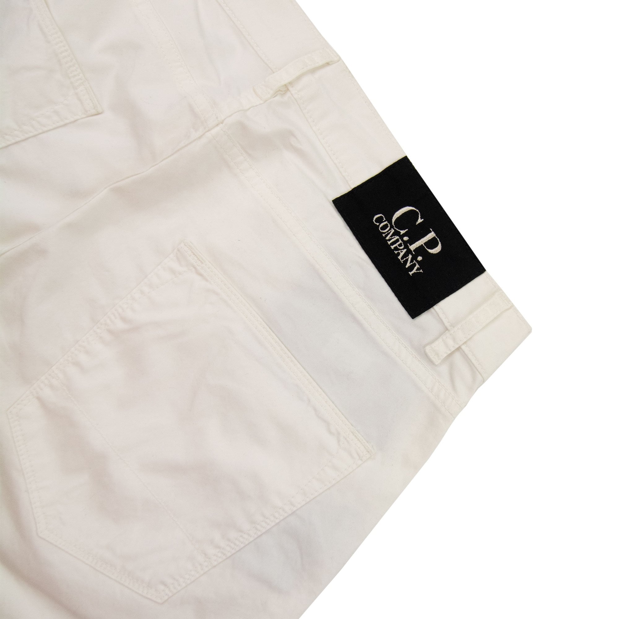 Cp Company Five Pocket Slim Fit Chinos White 112