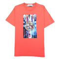 Stone Island Graphic Logo T-Shirt Pink