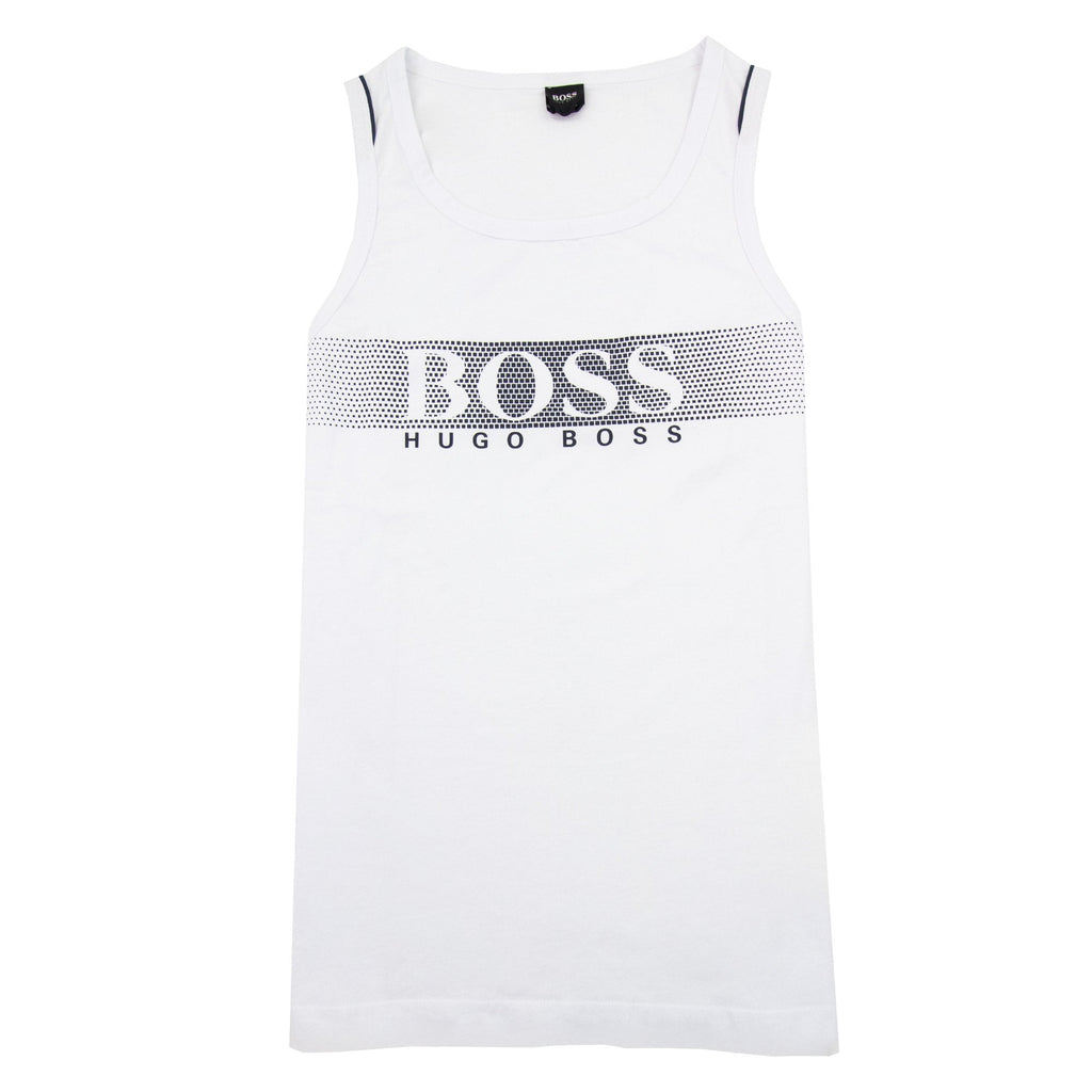 Hugo Boss Logo Tank Top White 103